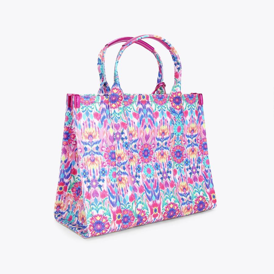 Pink Metallic Logo Rainbow Southbank store Tote Bag