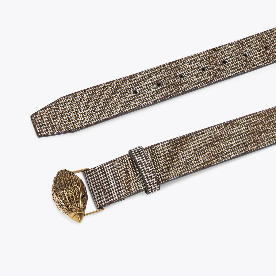 Kensington 38 Houndstooth Belt | Kurt Geiger display picture 3