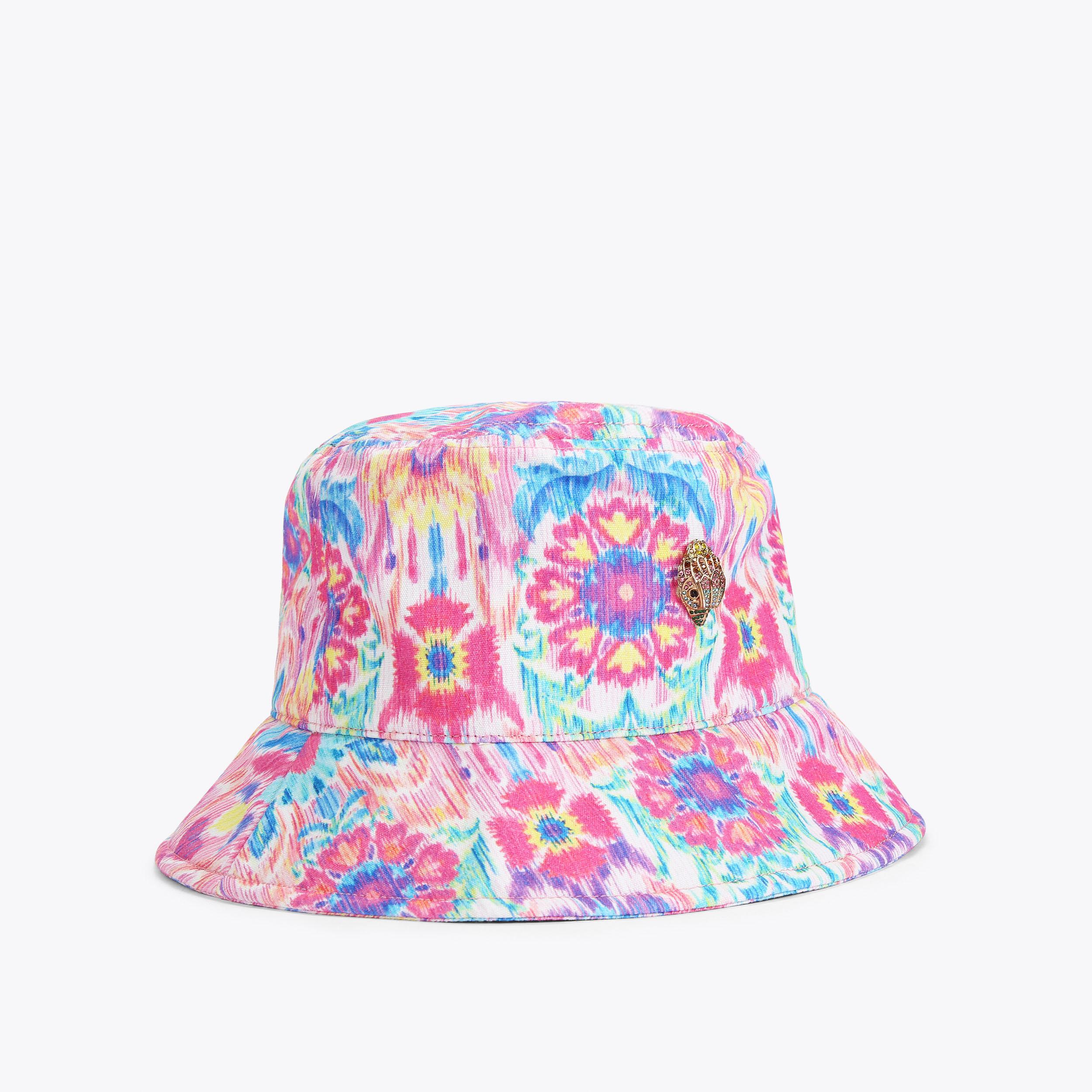 MW BUCKET HAT Pink Bucket Hat by KURT GEIGER LONDON