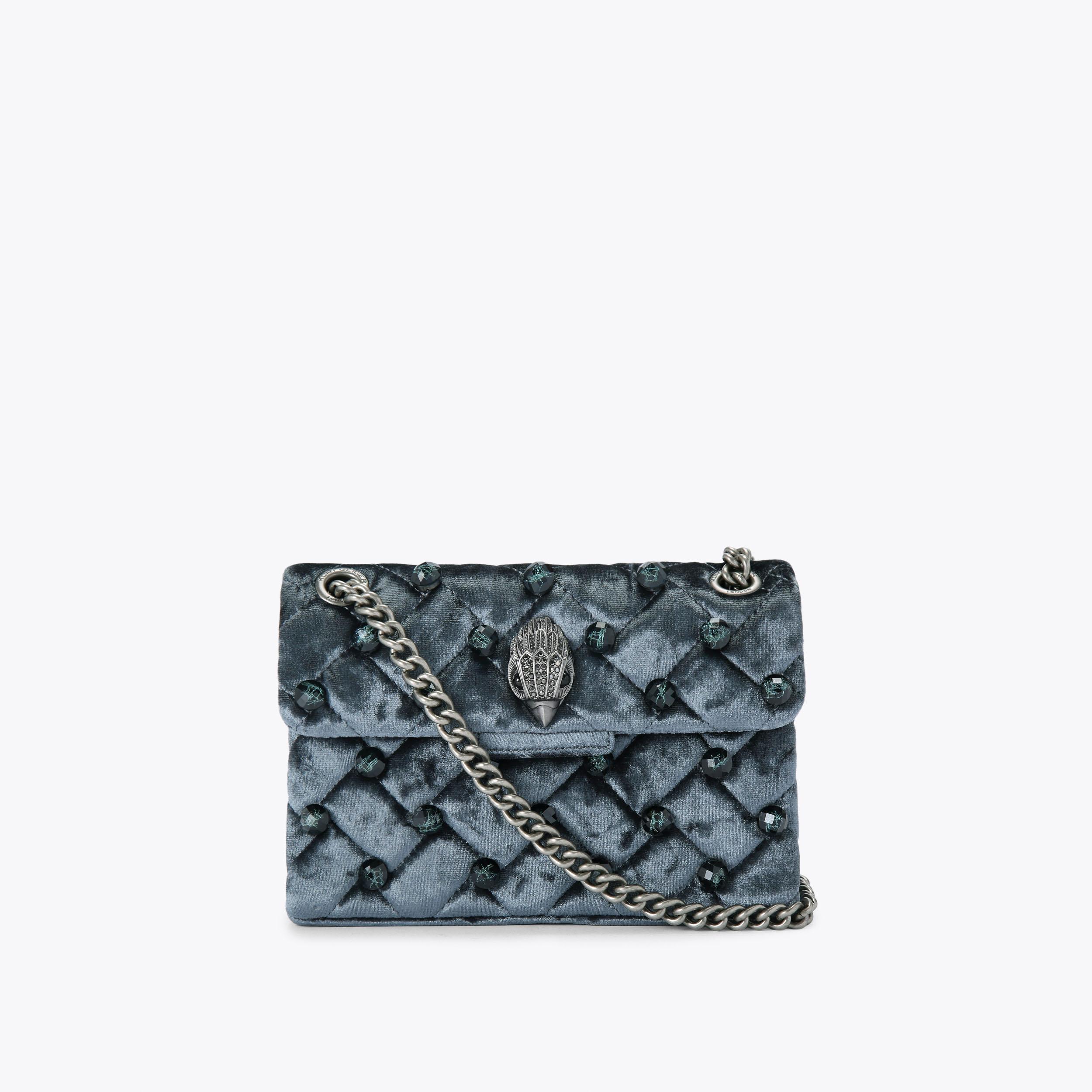 Kurt store Geiger mini Kensington Velvet bag purse