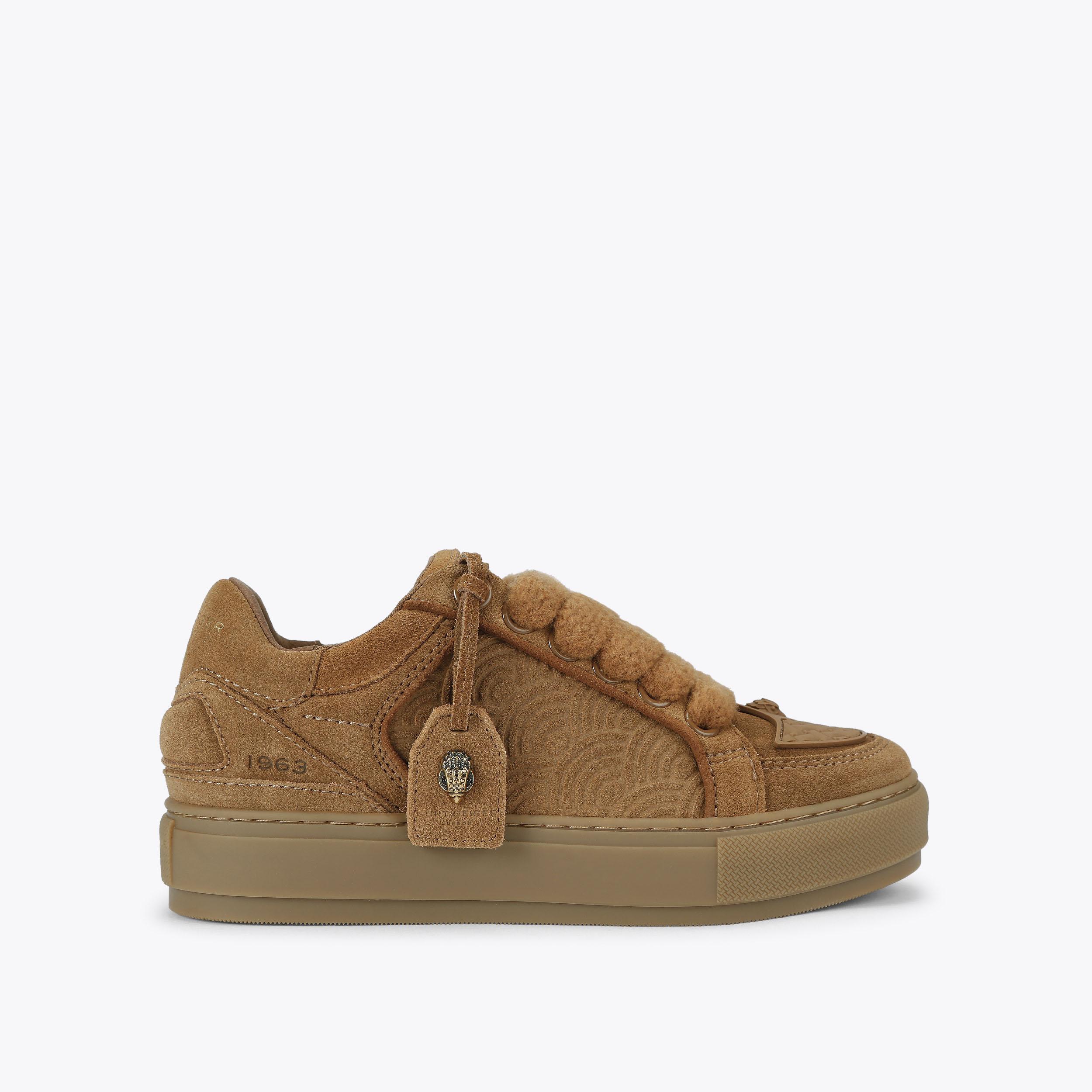 Camel Suede Southbank Sneakers | Kurt Geiger