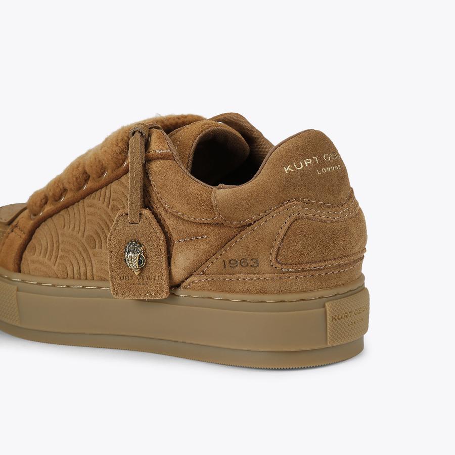 Camel Suede Southbank Sneakers | Kurt Geiger