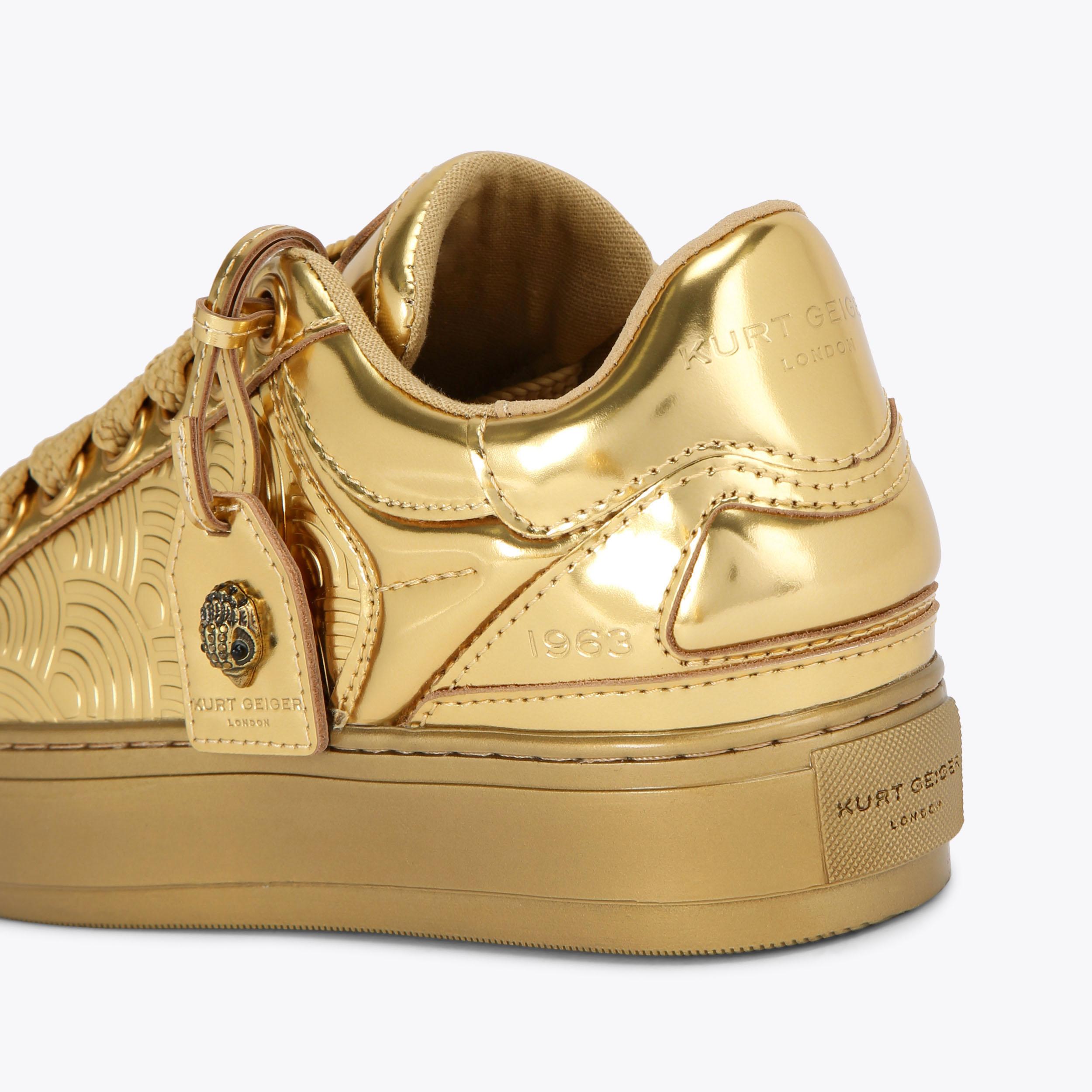 【送料&関税込】Golden  Leather Sneakers EDEN GOLD SNEAKER – AKIRA