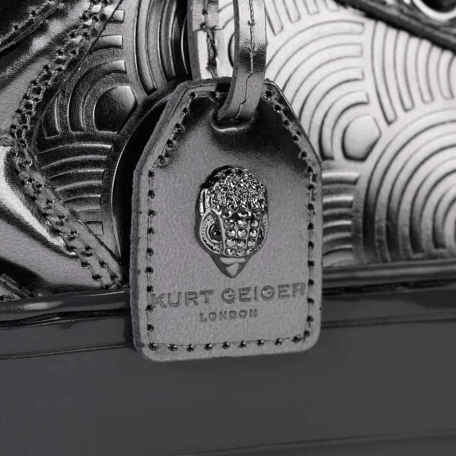 SOUTHBANK TAG Gunmetal Sneaker by KURT GEIGER LONDON