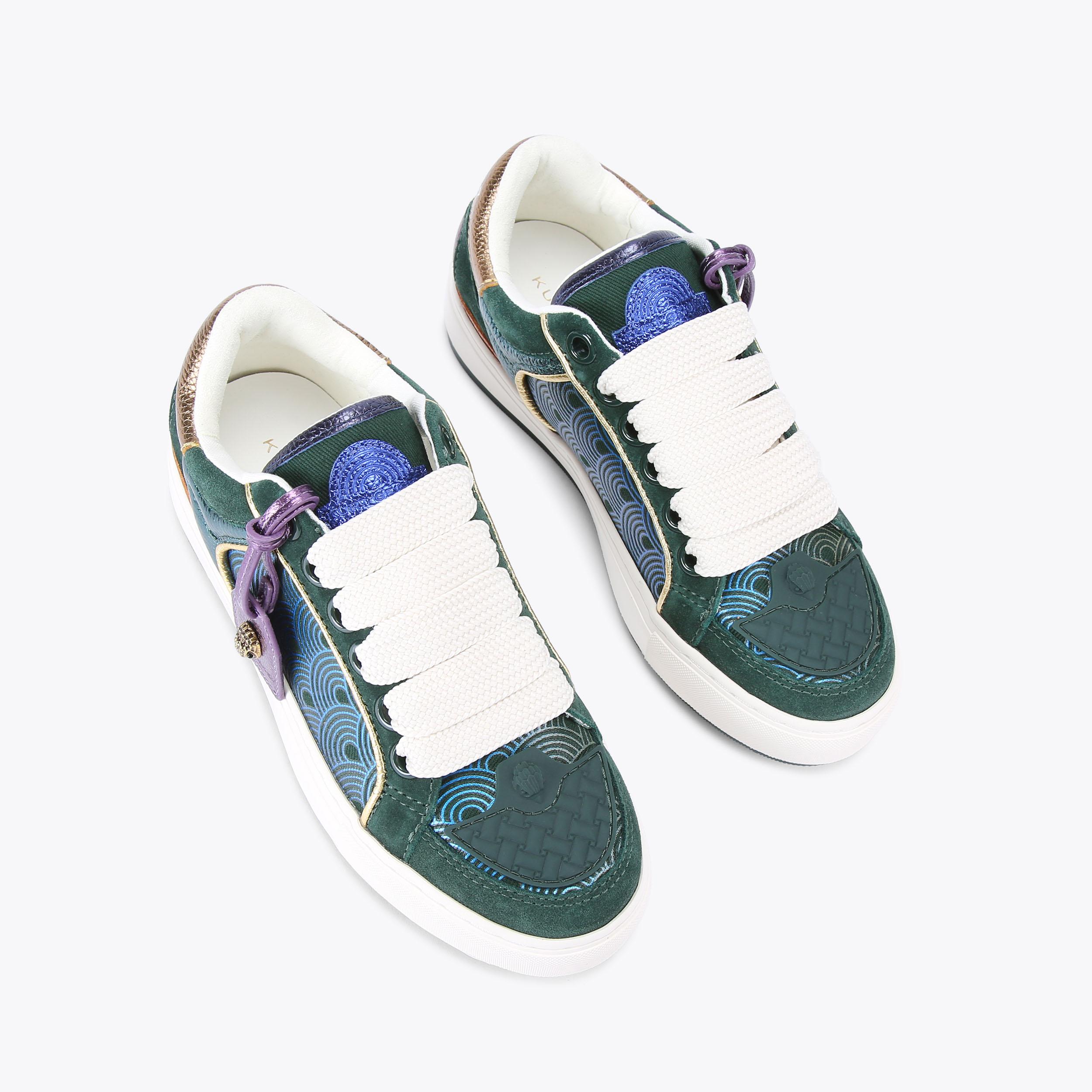 SOUTHBANK TAG Snake Printed Lace Up Sneaker by KURT GEIGER