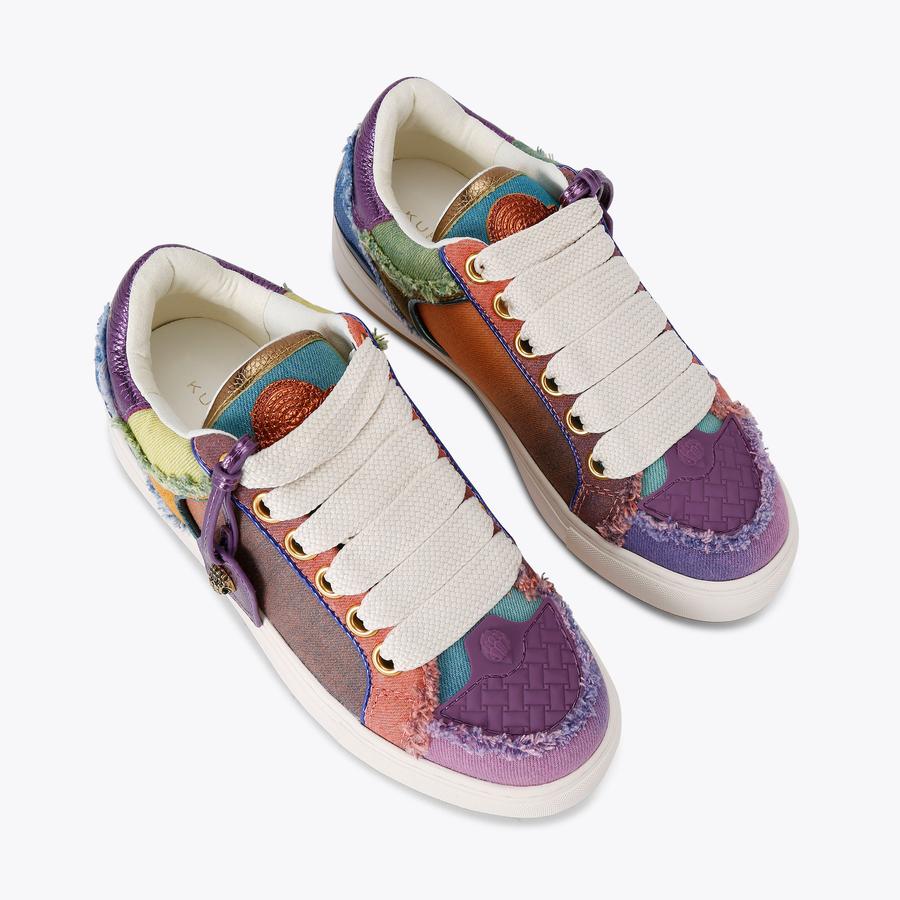 SOUTHBANK TAG Denim Lace Up Sneaker by KURT GEIGER LONDON