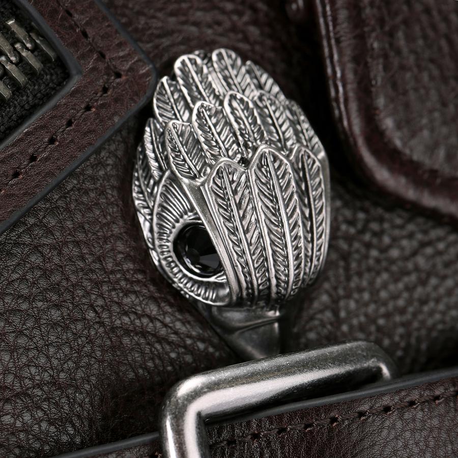 HACKNEY SM CAMERA BAG Dark Brown Camera Purse by KURT GEIGER LONDON