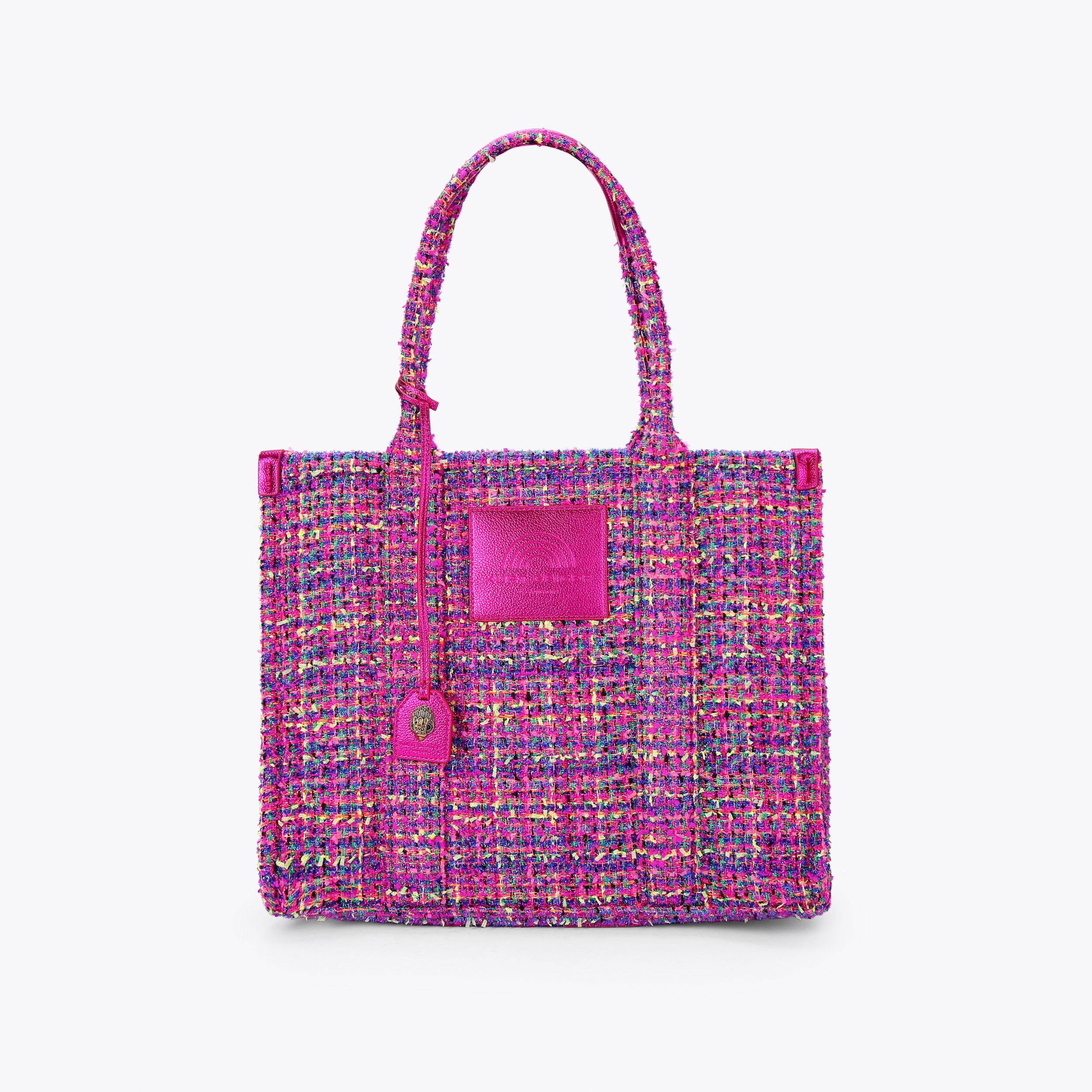 kurt geiger pink tote bag