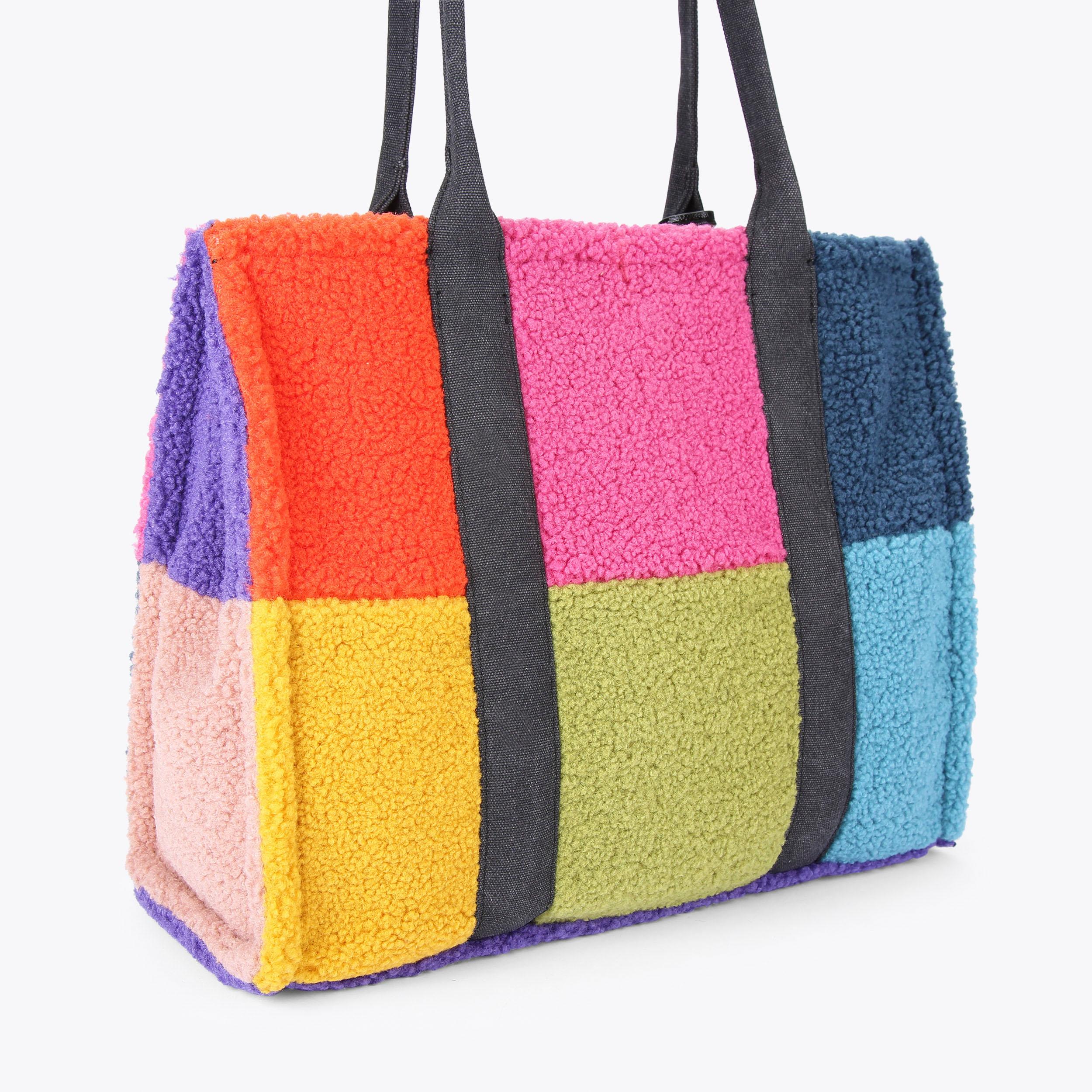 F FUR LG SOUTHBANK TOTE Faux Shearling Tote Purse by KURT GEIGER 