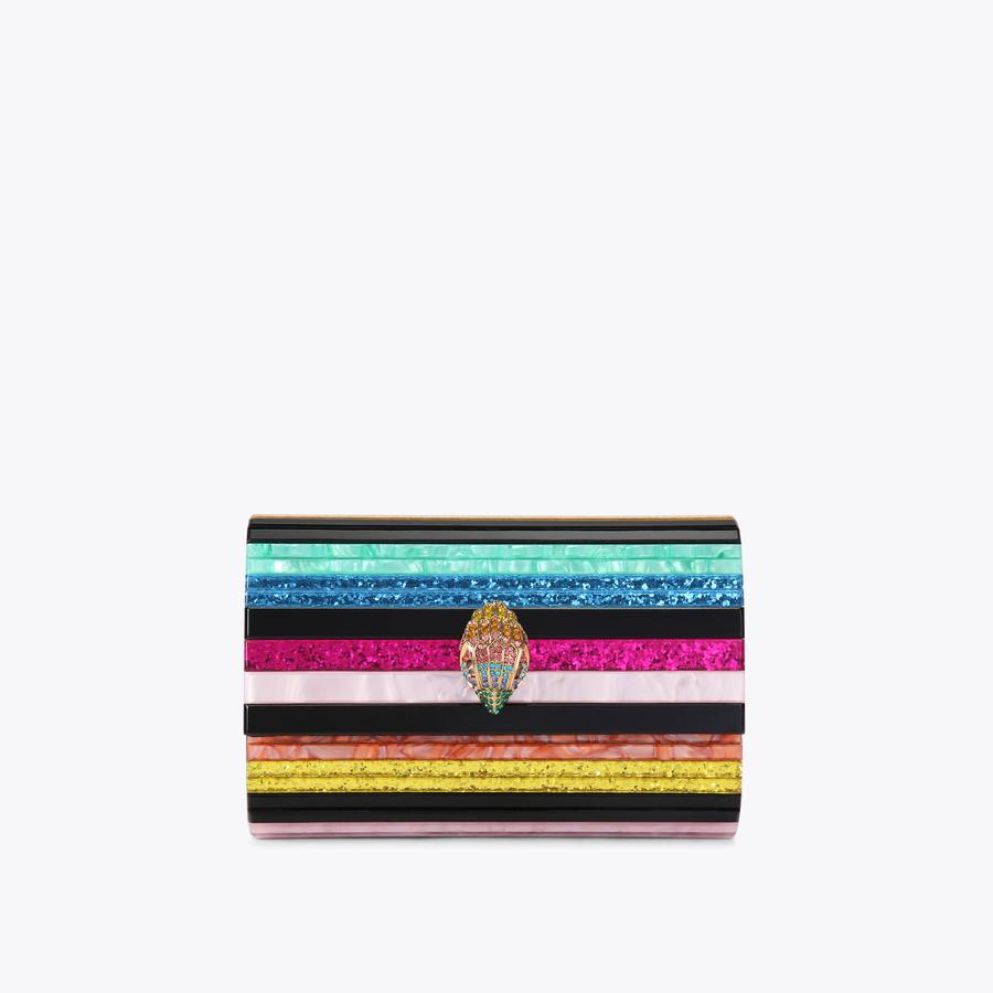 Kurt geiger rainbow clutch sale