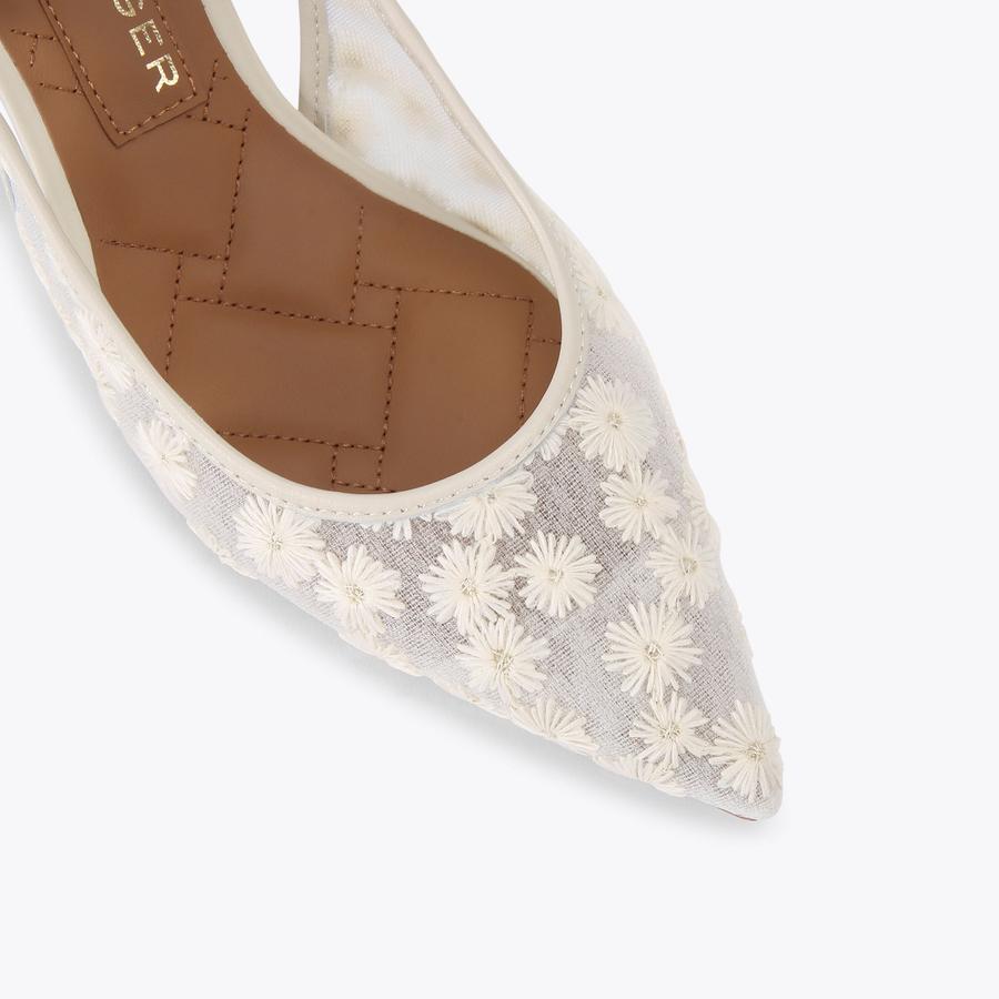 【関税込み】CITY GLISTENING ABSTRACT EMBROIDERY' SLINGBACK Kurt Geiger London Chelsea Rainbow Crystal Embellished Block