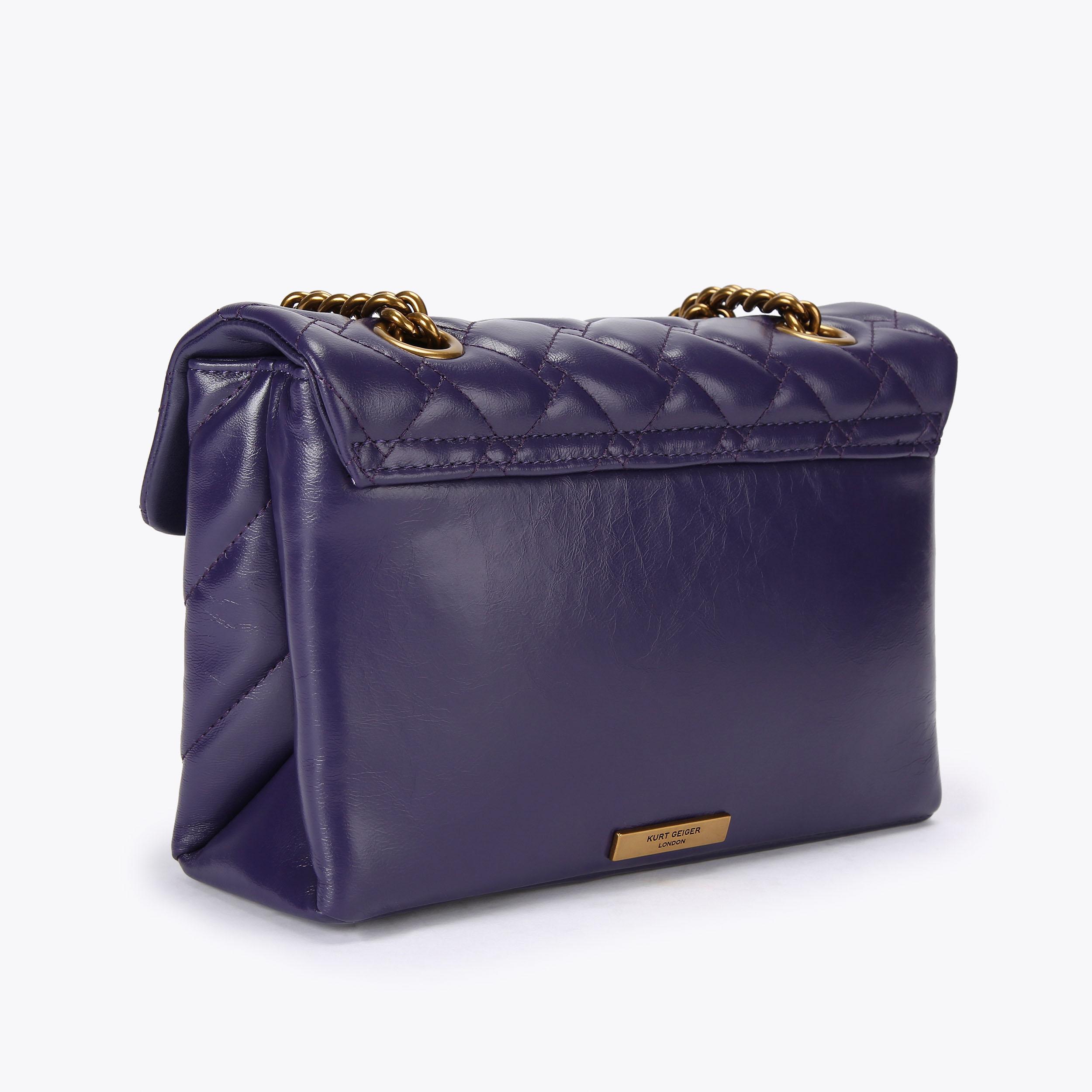 Leather Bag Kurt Geiger Violet Hobo Bag KURT GEIGER LONDON Violet