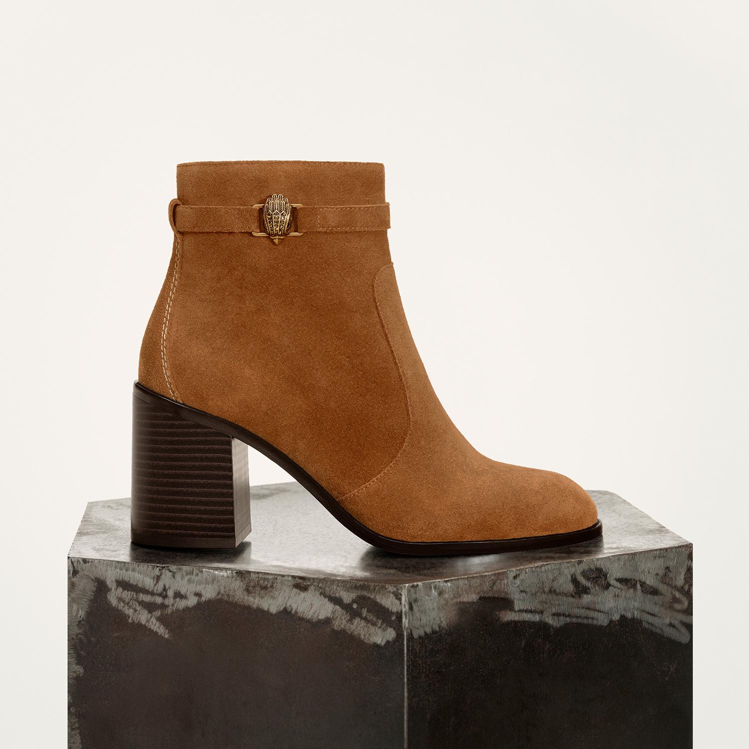 Kurt geiger tan shop terry pull on boot