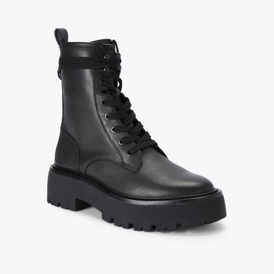 Katyです。 MATILDA LACE UP BOOT Black Lace Up Boots by KURT GEIGER LONDON
