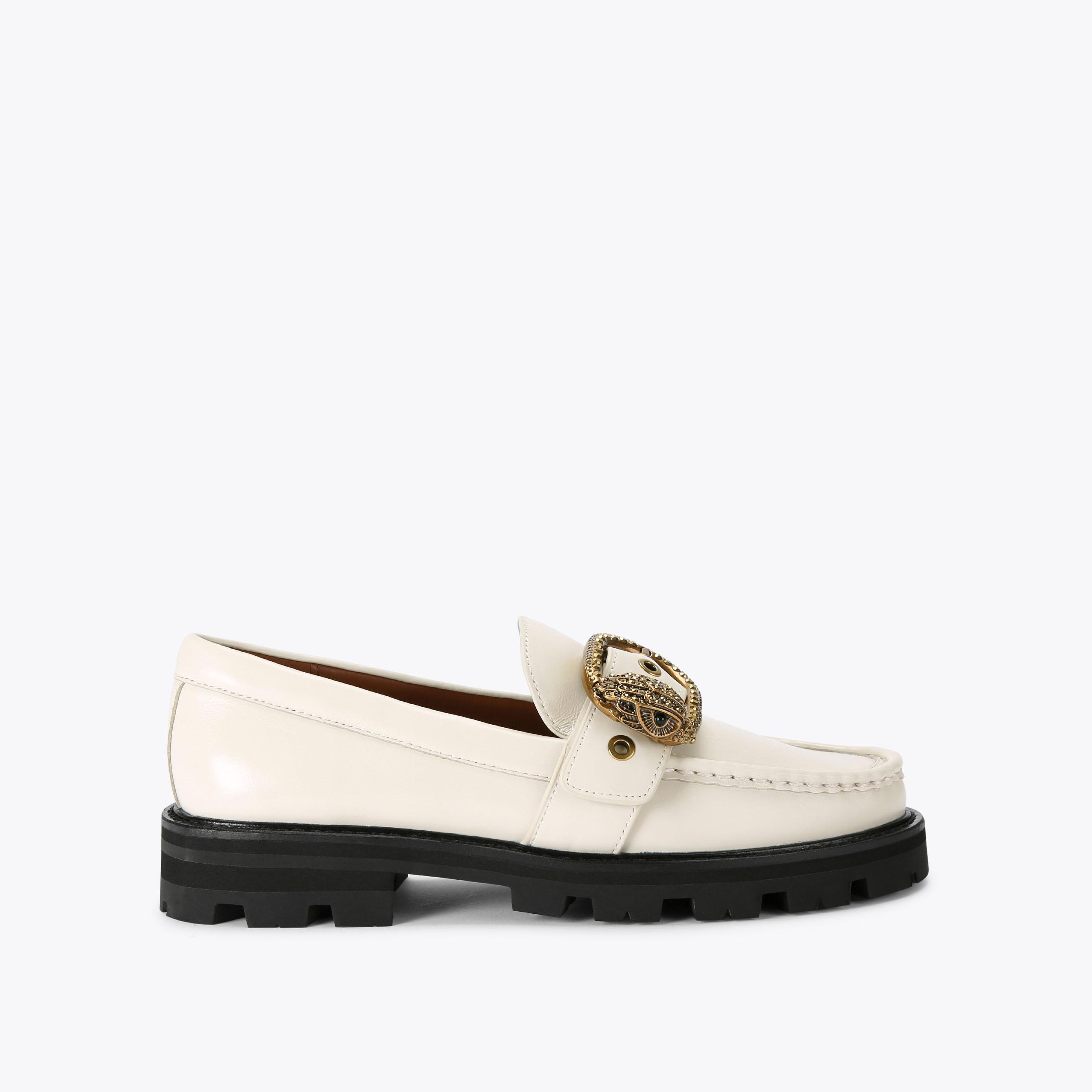 Kurt geiger sale white loafers