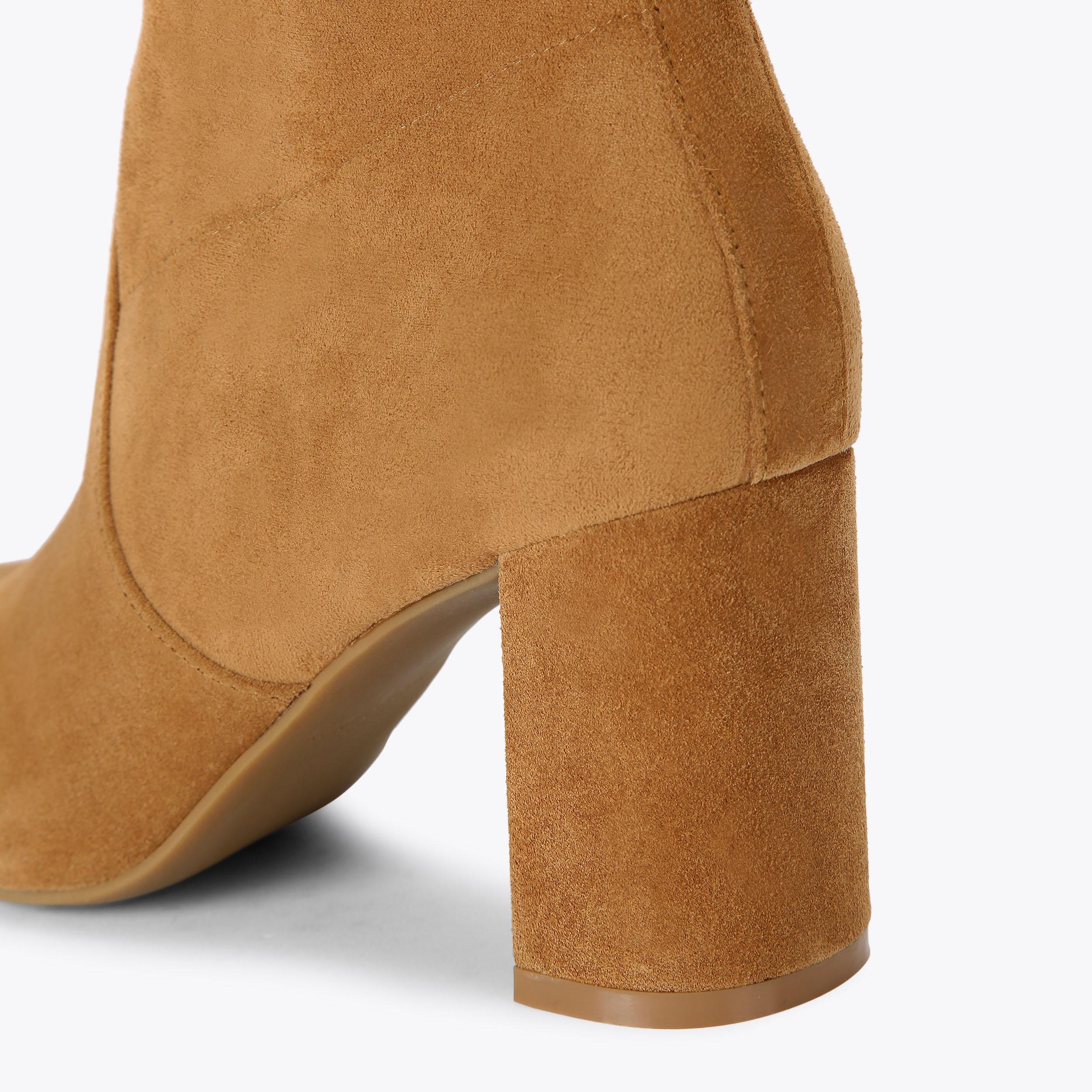 Kurt geiger tan outlet terry pull on boot