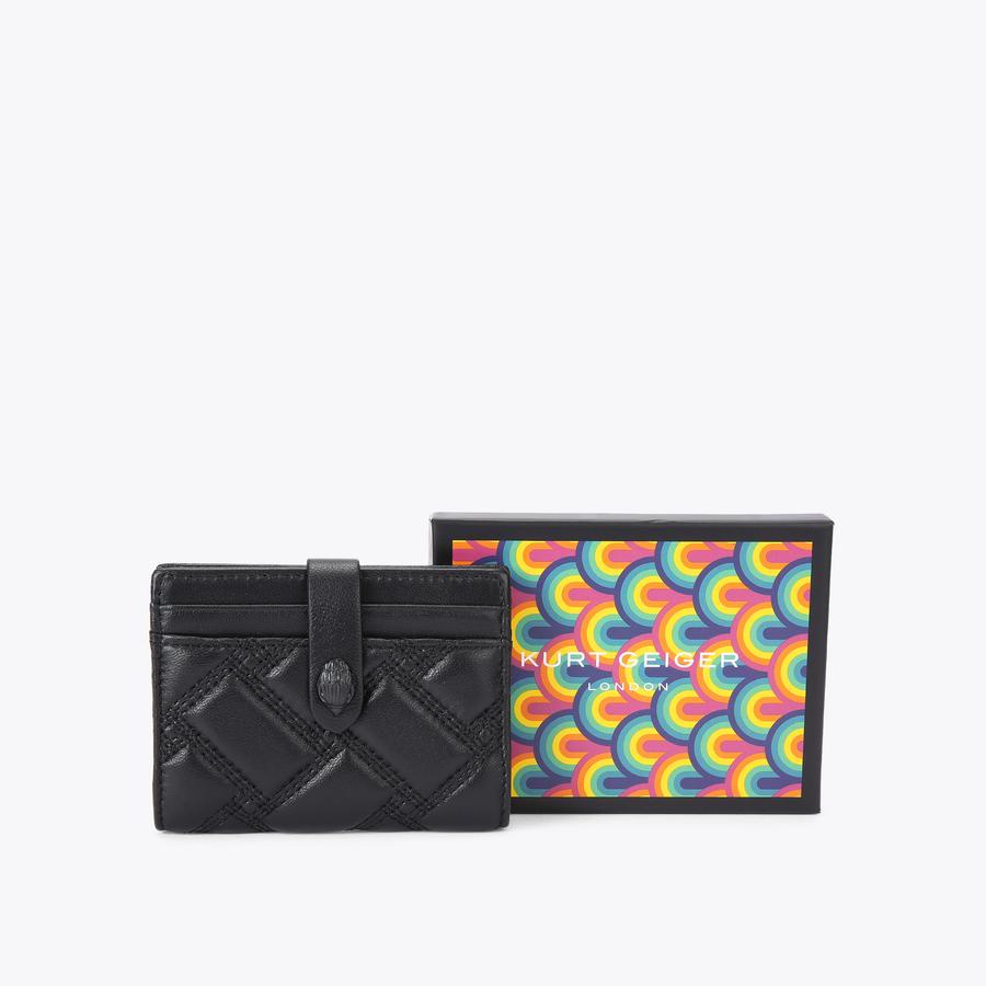カードケース・名刺入れ JILLSTUART JUDE Black Leather Logo 3-fold Card Wallet JILLSTUART(ジルスチュアート)のメンズ カードケース・名刺入れ