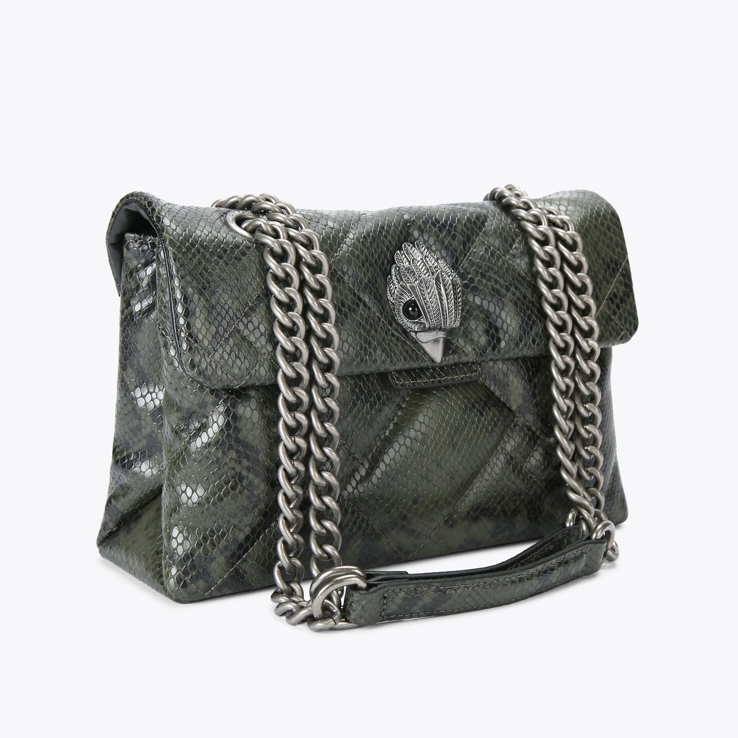 KENSINGTON BAG SOFT Snake Printed Shoulder Bag by KURT