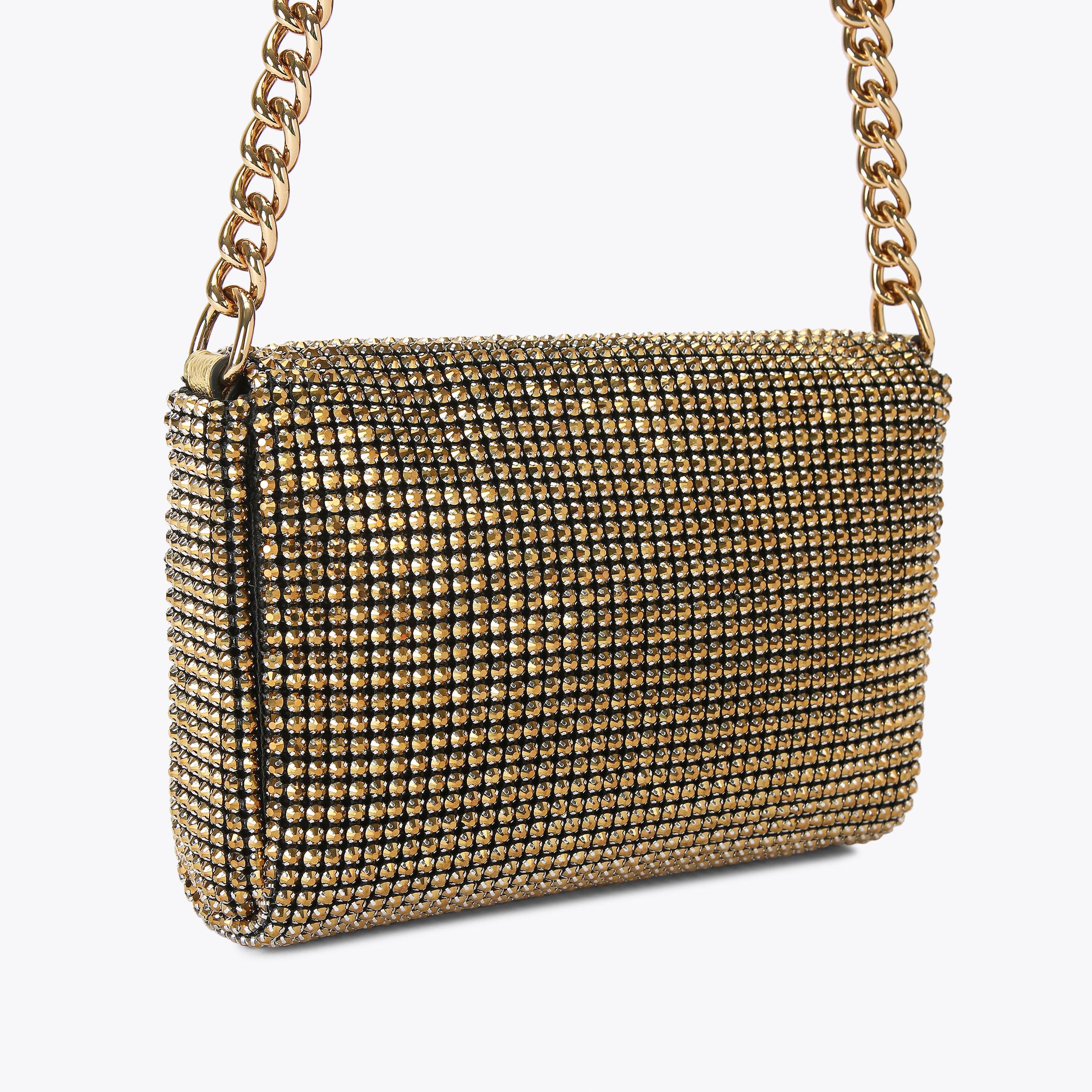 Topshop gold beaded bag hotsell
