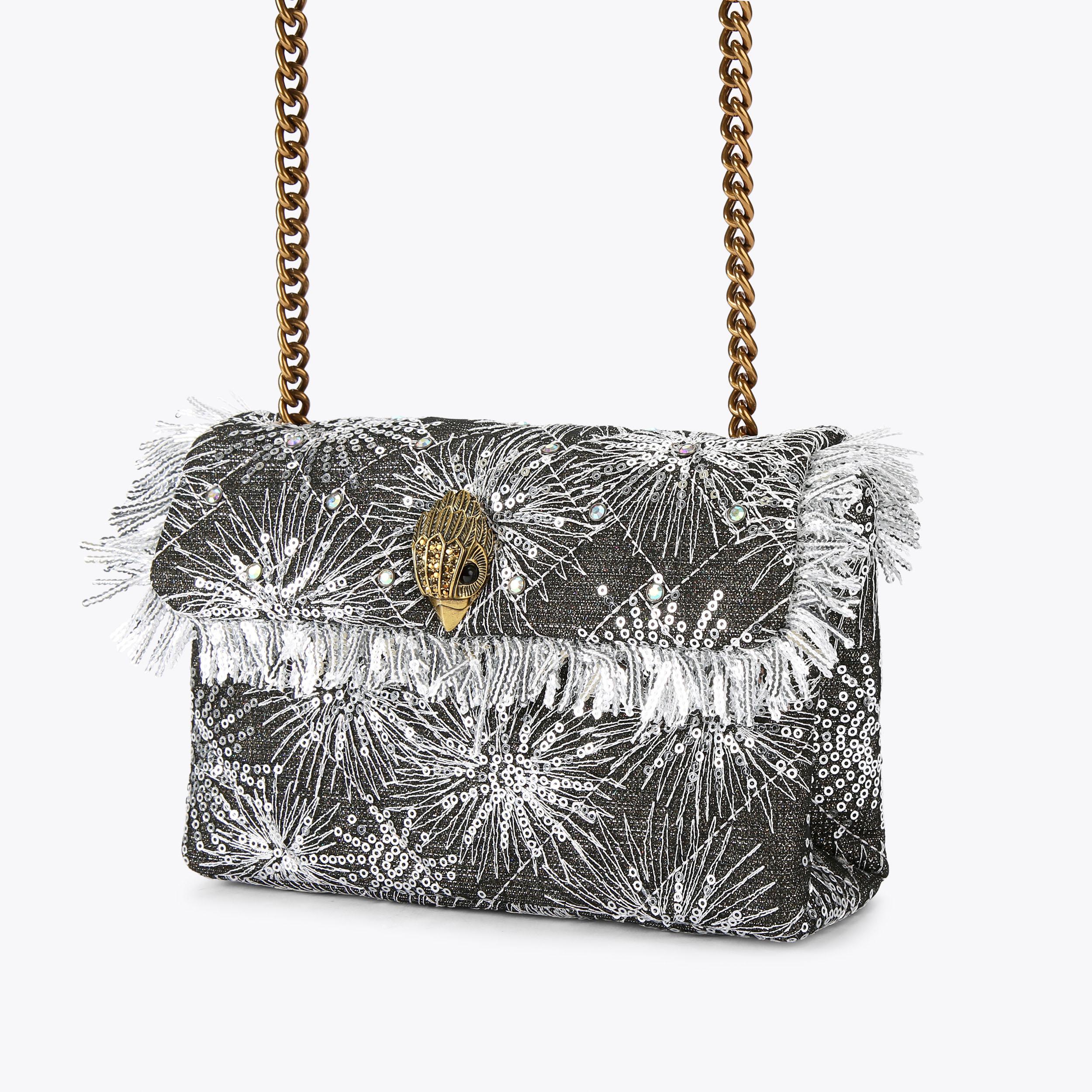 MD KENSINGTON BAG Sequin Fringe Cross Body Purse by KURT GEIGER LONDON
