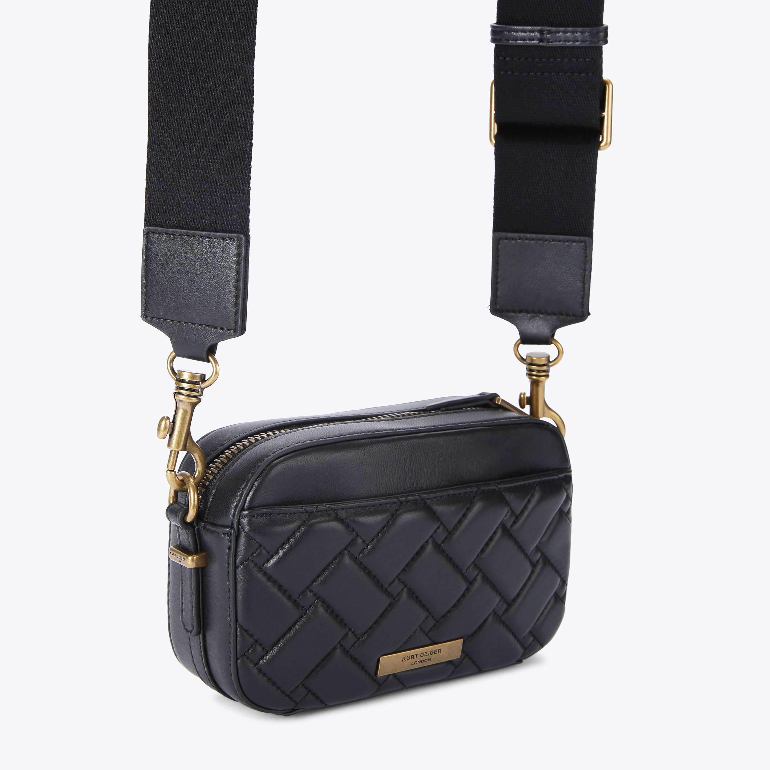 KENSINGTON SM CAMERA EYE Black Evil Eye Purse by KURT GEIGER