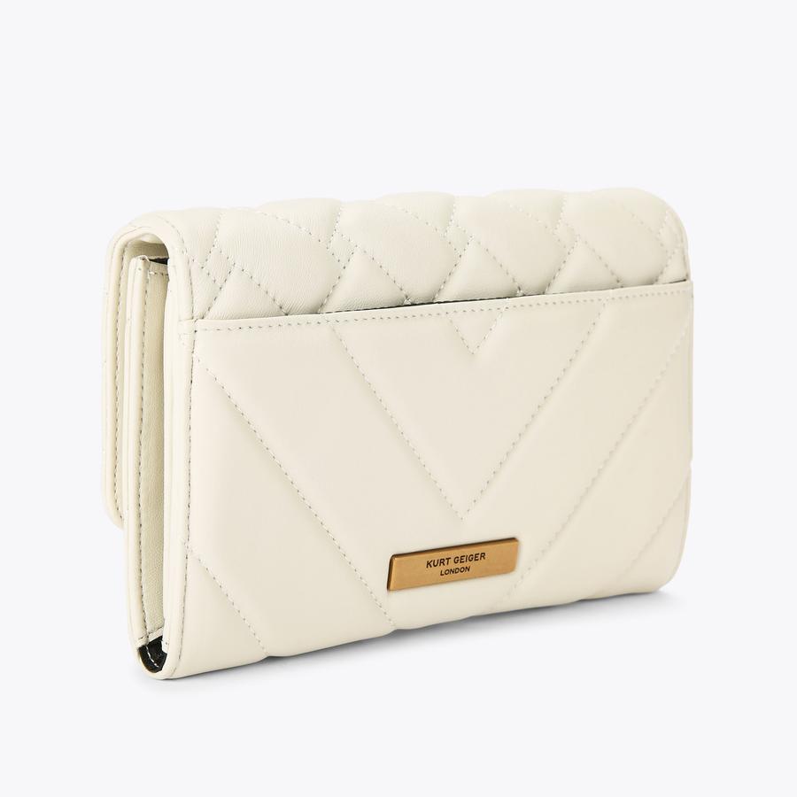 KENSINGTON CHAIN WALLET Bone Leather Wallet On Chain by KURT