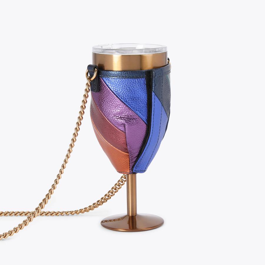 WINE GLASS HOLDER Striped Wine Glass Holder by KURT GEIGER LONDON