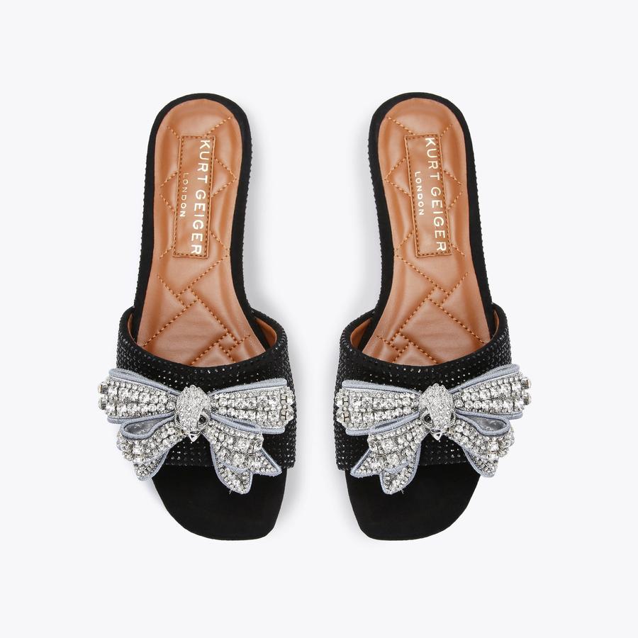 Bow sandal slides clearance