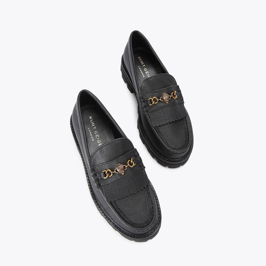 grounds JEWELRY LOAFER BLACK BLUE （グラウンズ ジュエリー