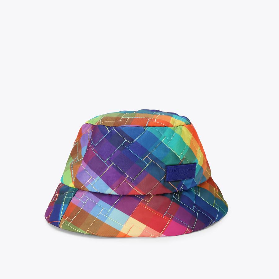 KENSINGTON BUCKET HAT Rainbow Pixel Bucket Hat by KURT