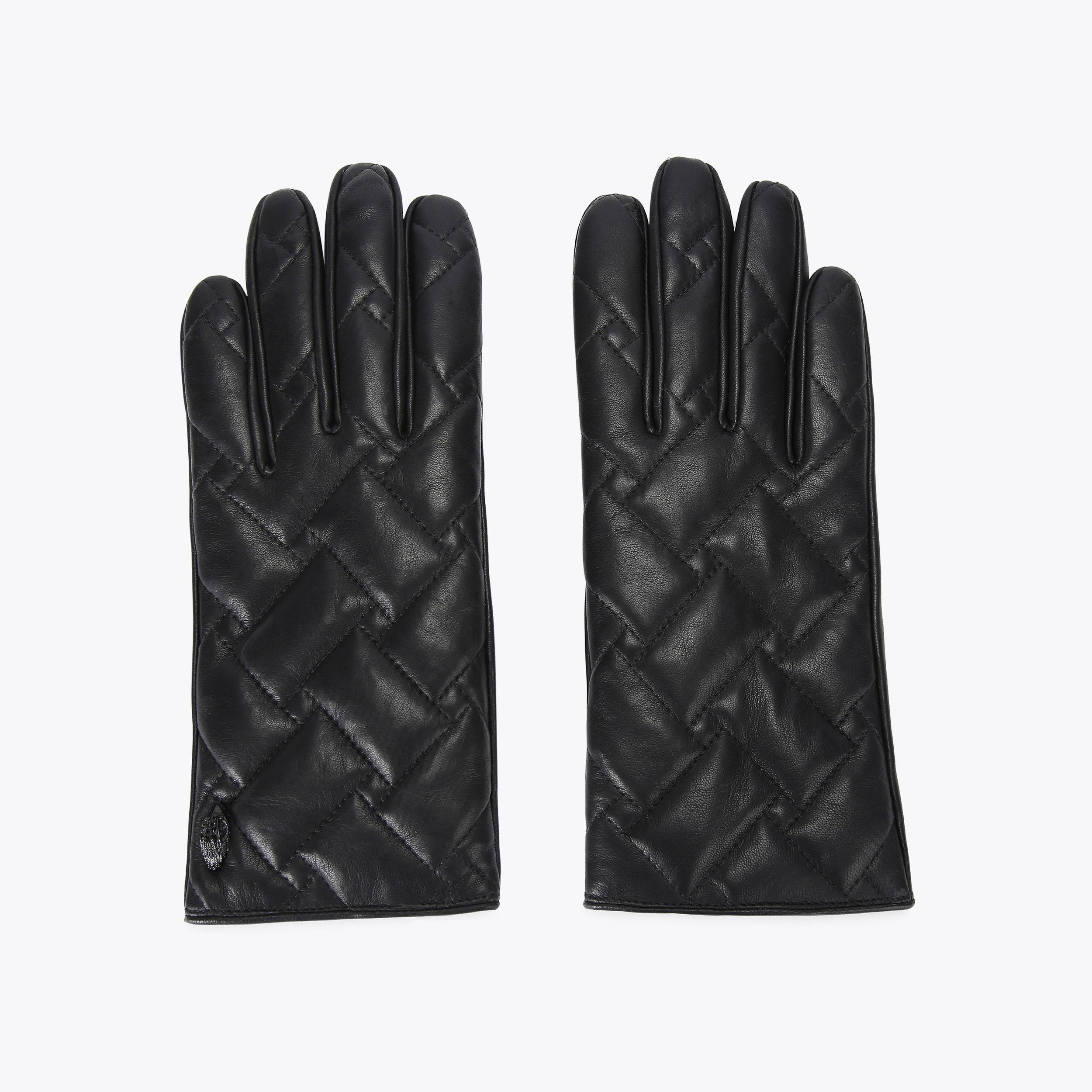 PonkoUGG Leather Quilted Logo Glove Nicole Miller Faux Leather Quilted Gloves – TandyWear