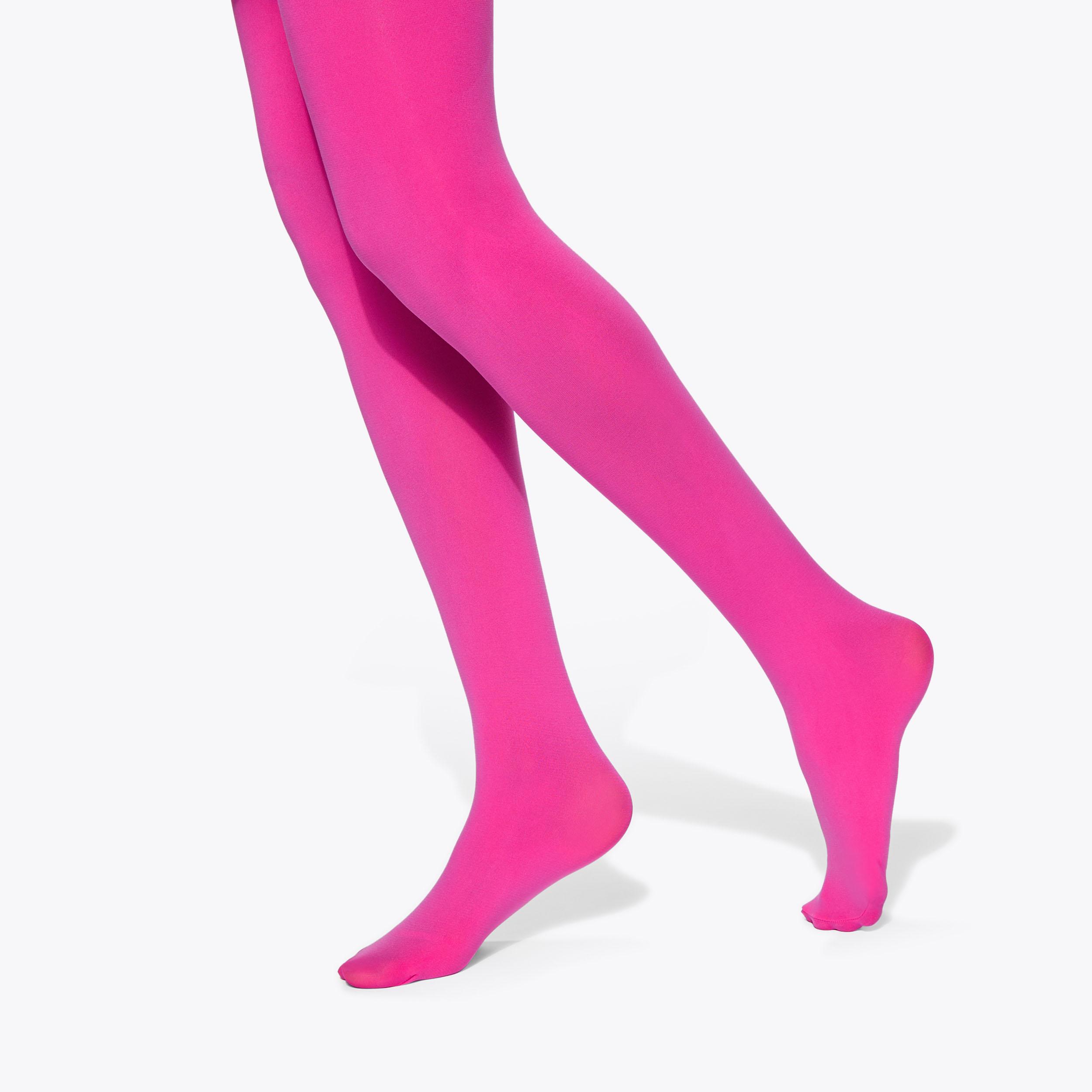 タイツ・ソックス PRADA Ribbed tights Pink Pink Cotton tights | PRADA