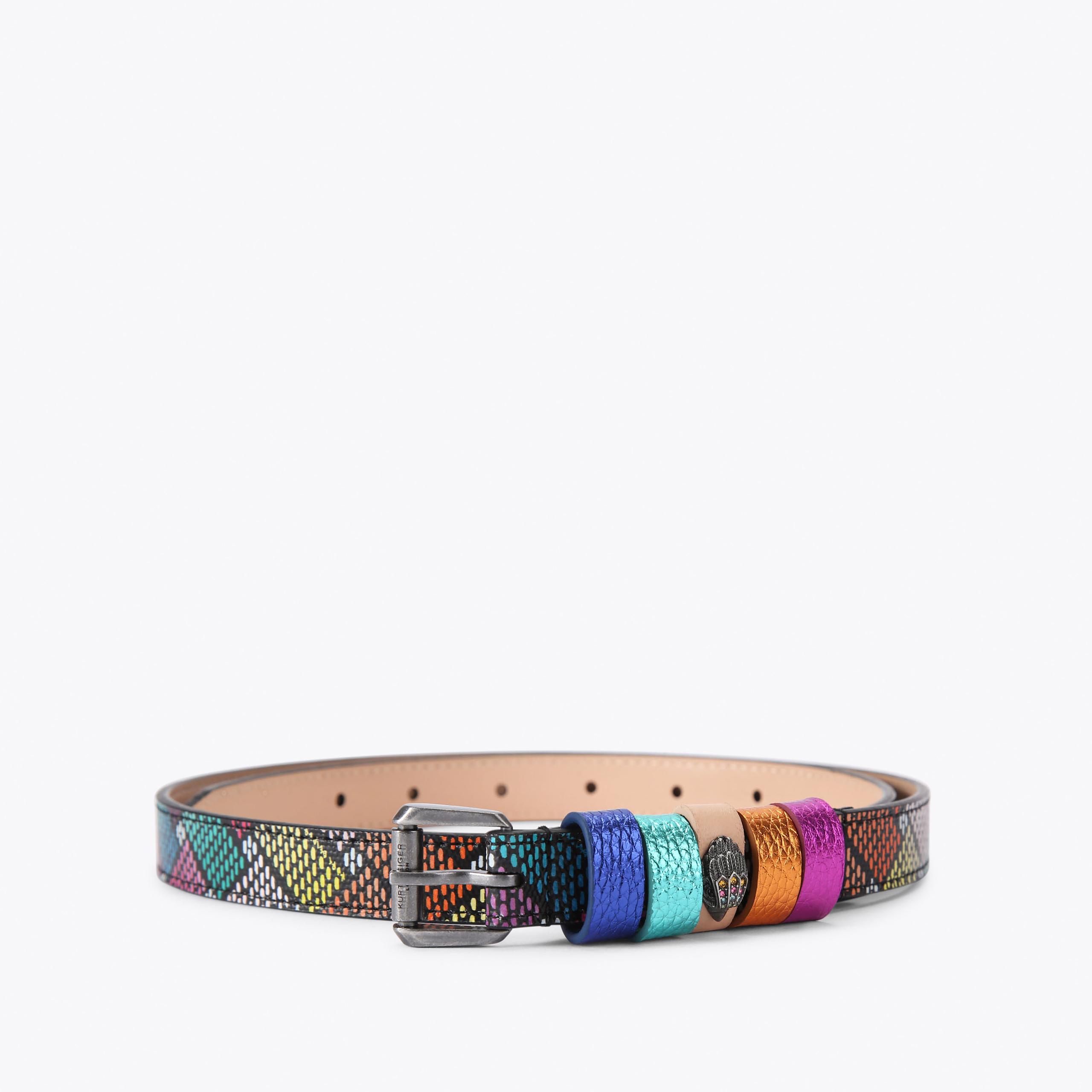Kurt Geiger Multikeeper Belt Size S/M New Eagle Belt Reversible Leather Belt | Kurt Geiger main image 4