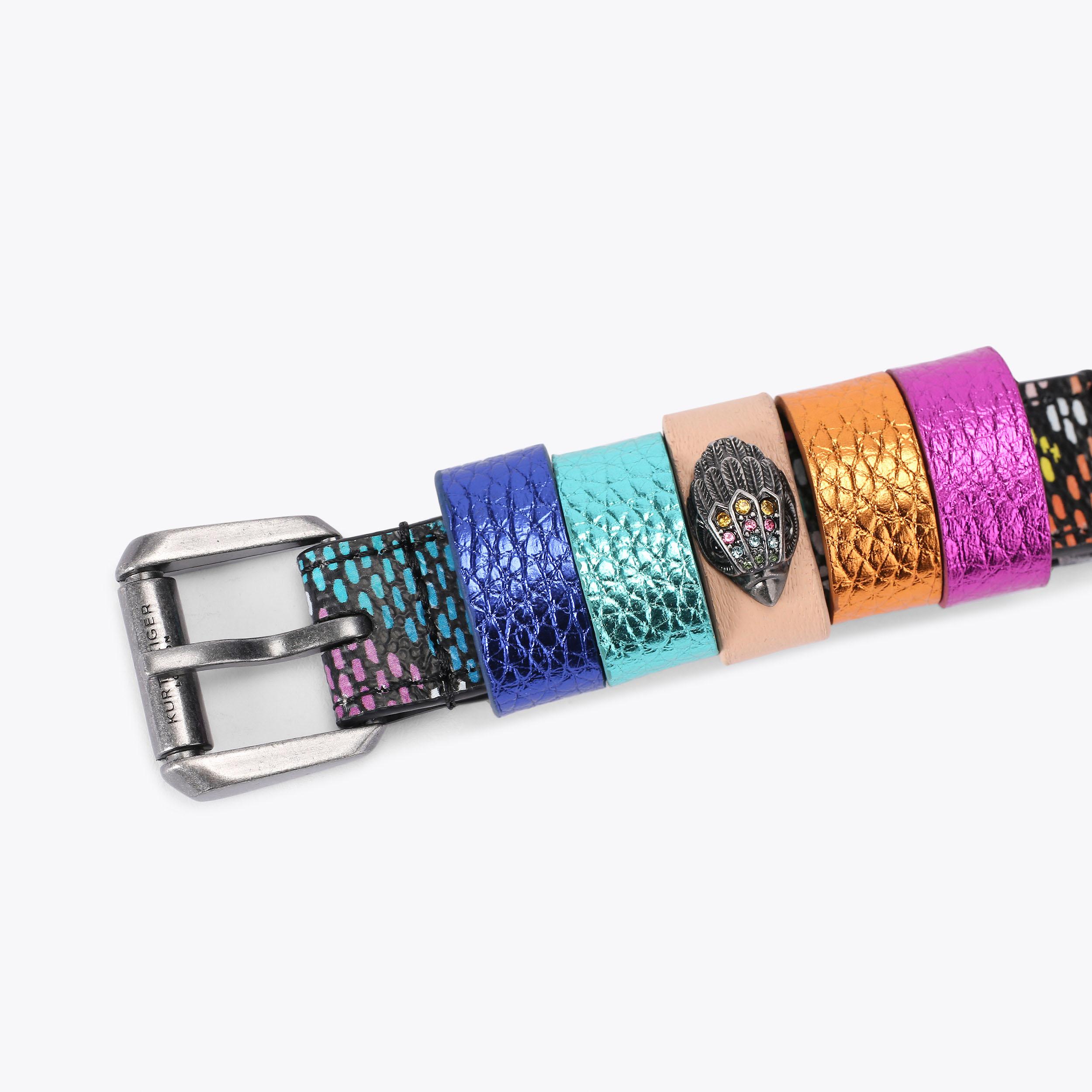 Kurt Geiger Multikeeper Belt Size S/M New Eagle Belt Reversible Leather Belt | Kurt Geiger main image 3