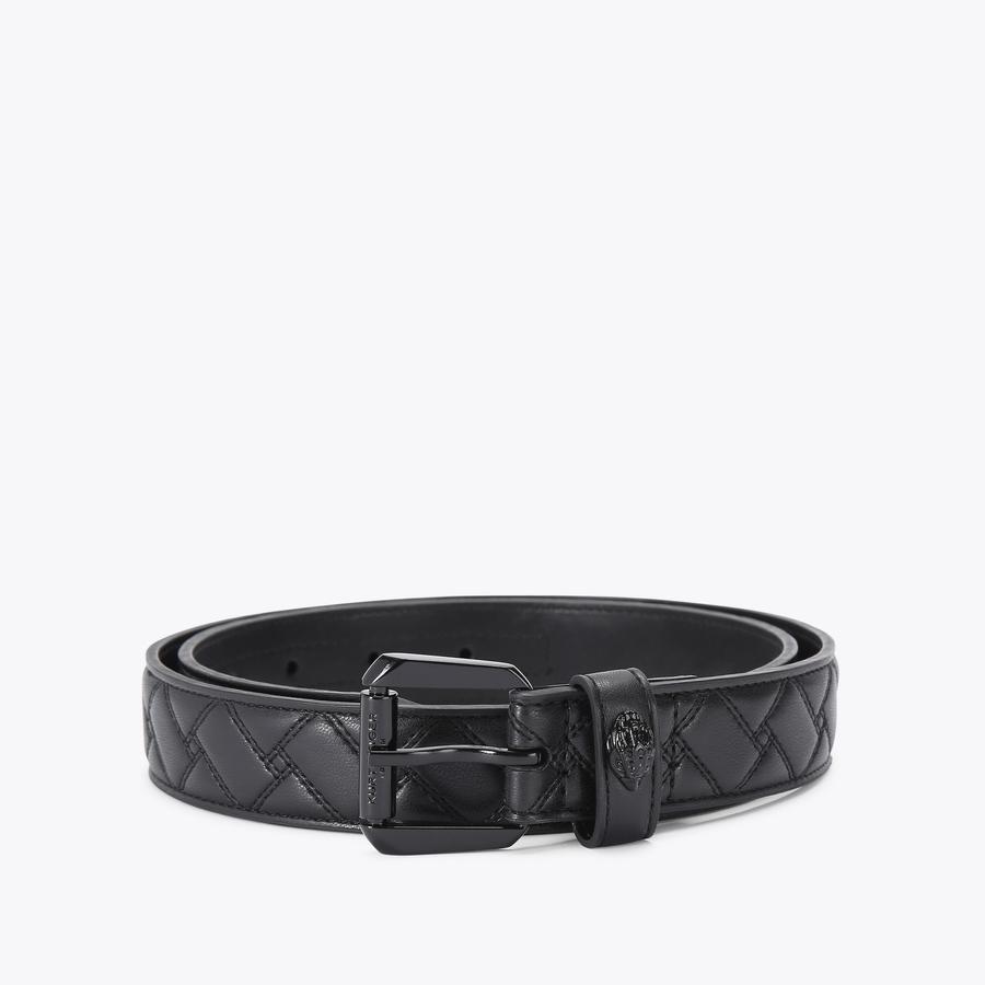 Kurt Geiger, London, ladies,leather Belt Kensington Black Leather Belt for Women | Kurt Geiger main image 4