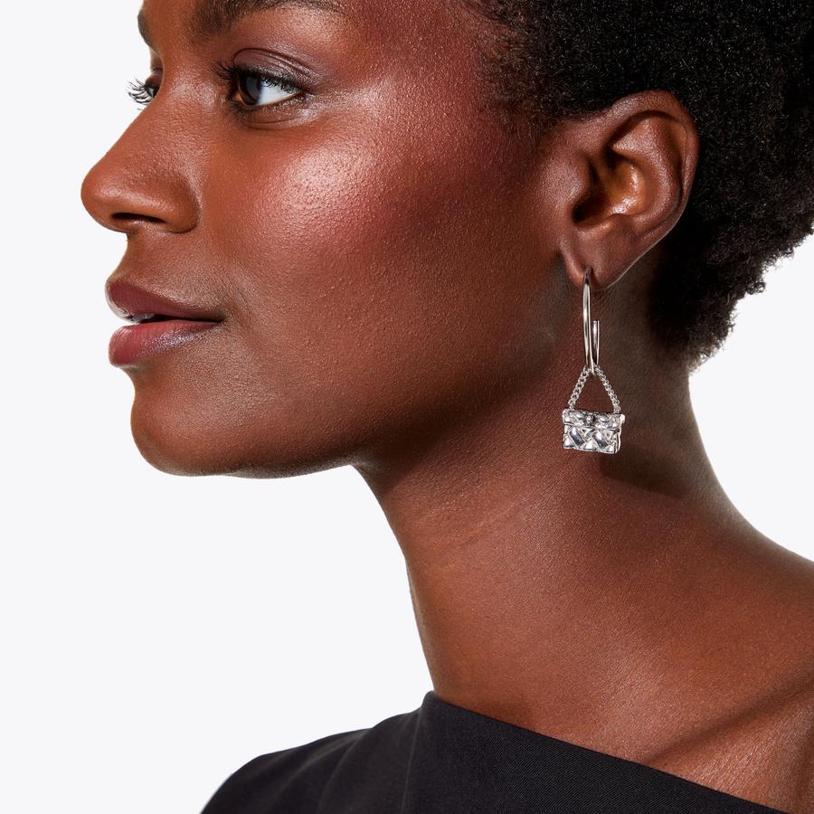 KENSINGTON HOOP EARRINGS Silver Tone Hoop Earrings by KURT