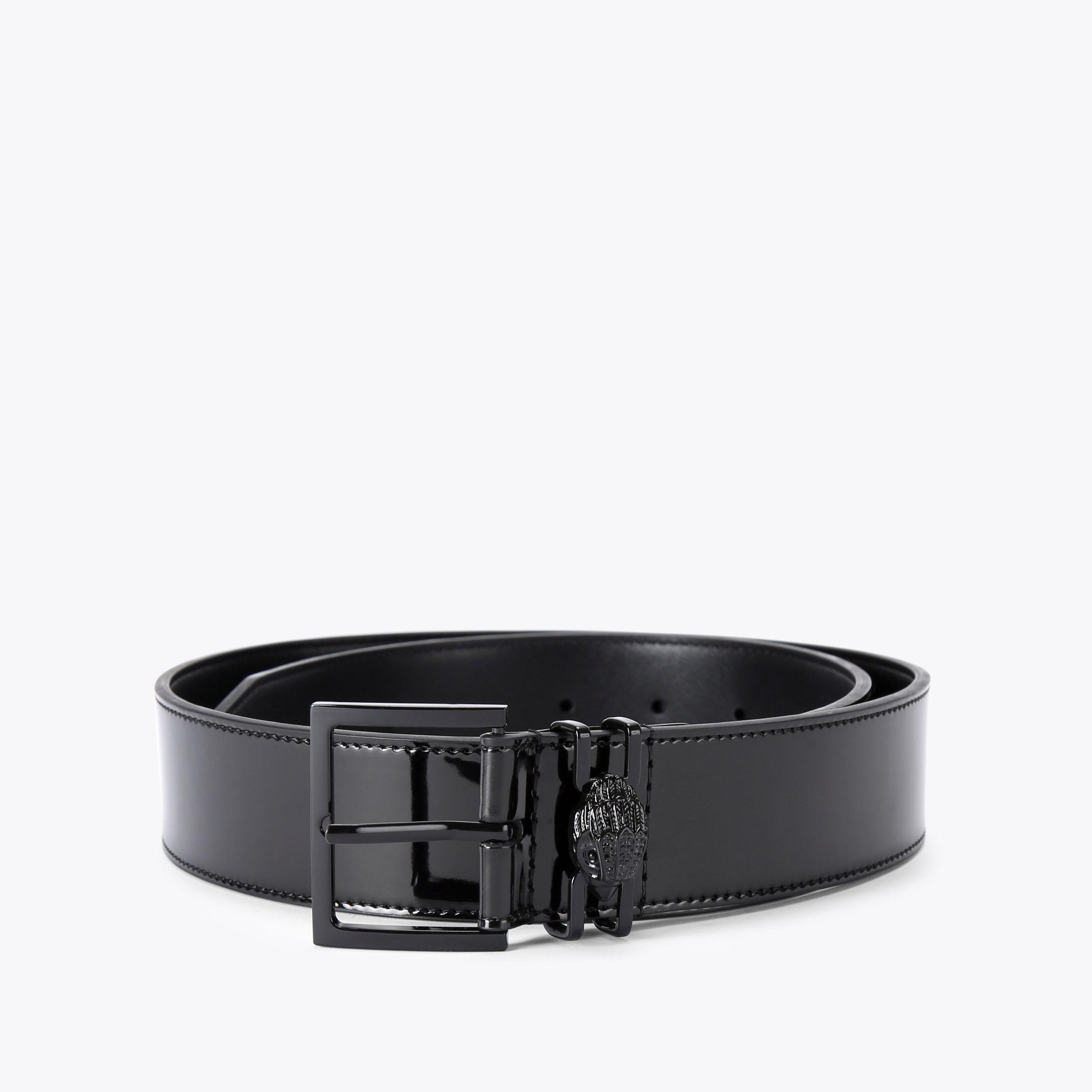 Shoreditch 40 Black Leather Belt | Kurt Geiger