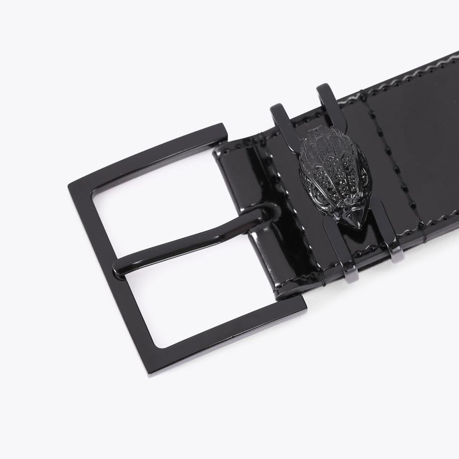 Shoreditch 40 Black Leather Belt | Kurt Geiger