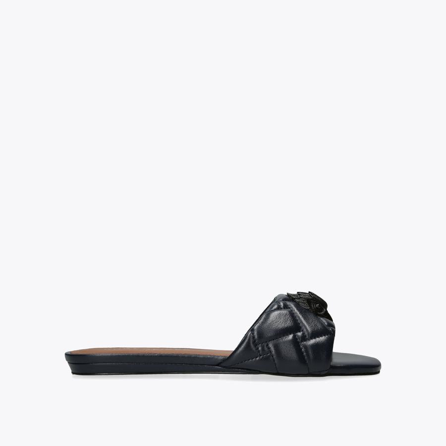 サンダル・ミュール KENSINGTON FLAT SANDALS KENSINGTON FLAT SANDAL Metallic Flat Sandals by KURT GEIGER