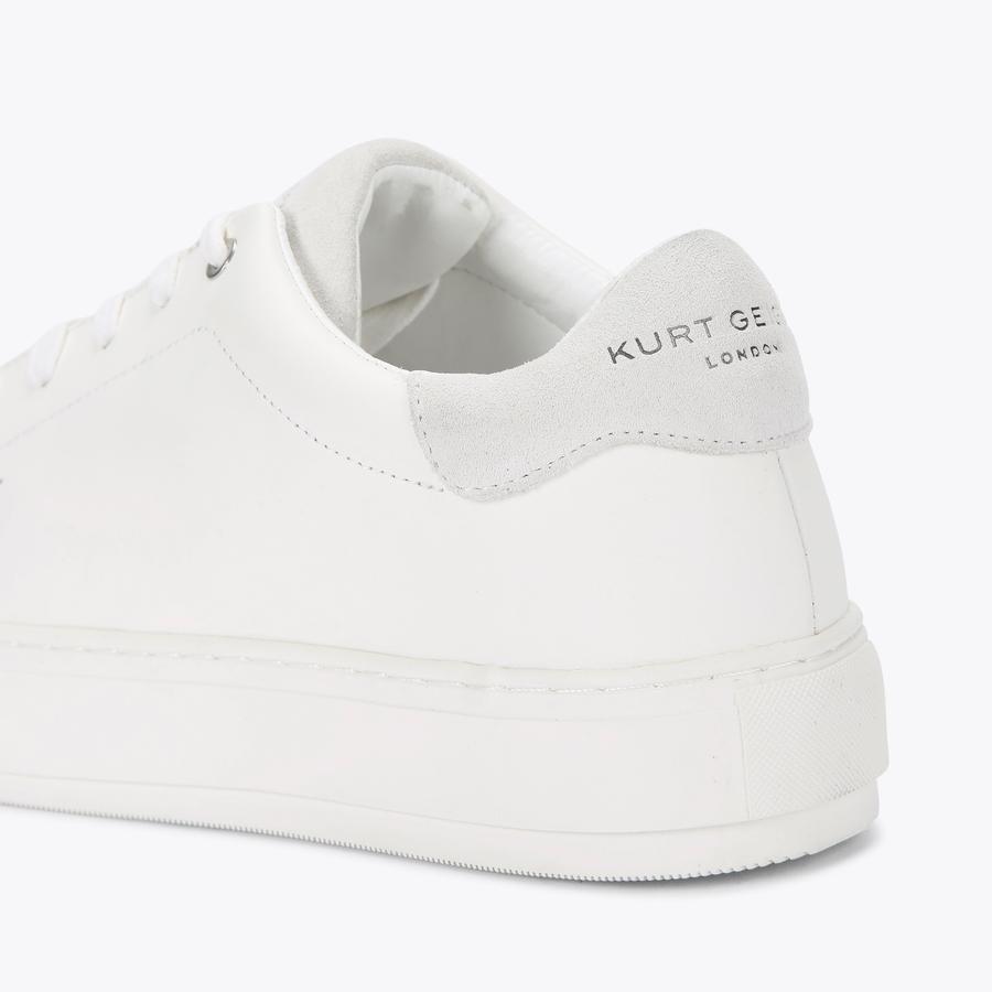 LANEY2 White Leather Chunky Sneakers by KURT GEIGER LONDON LANEY2 White Leather Chunky Sneakers by KURT GEIGER LONDON