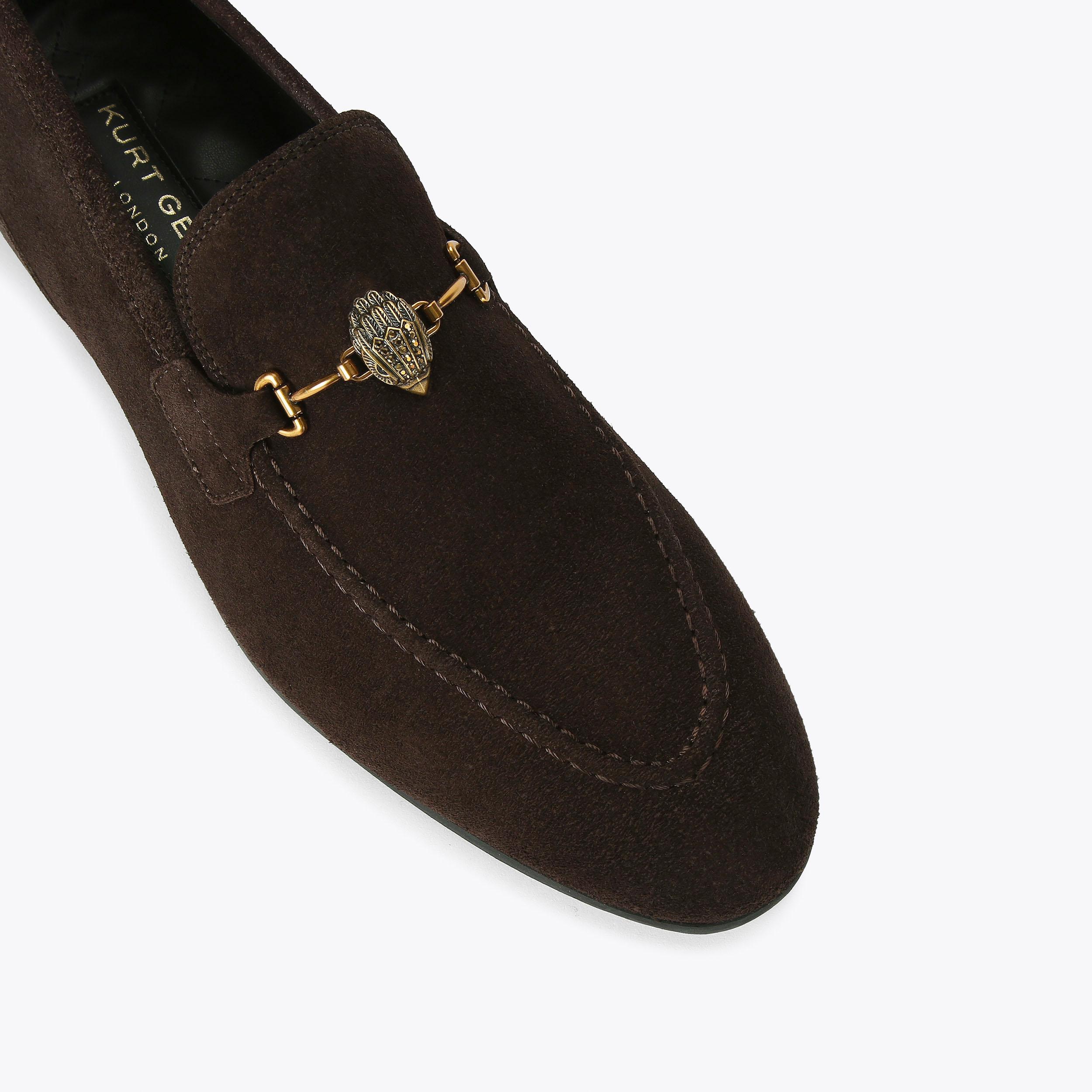 ALISTAIR Brown suede loafer by KURT GEIGER LONDON ALISTAIR Brown suede loafer by KURT GEIGER LONDON