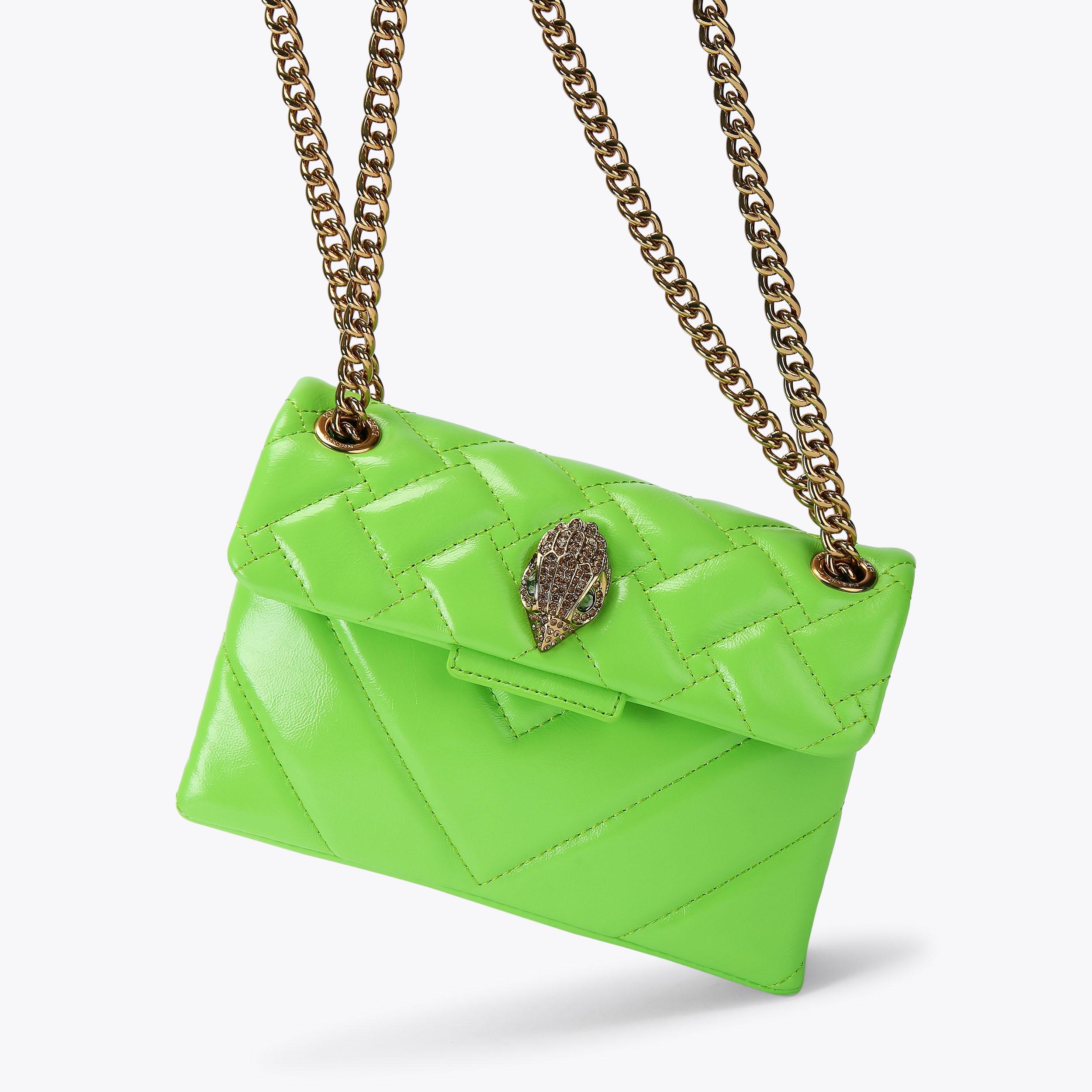 【DISCERNMENT】Field square mini leather bag Green Retro Leather Square Flap Mini Crossbody Bag Top