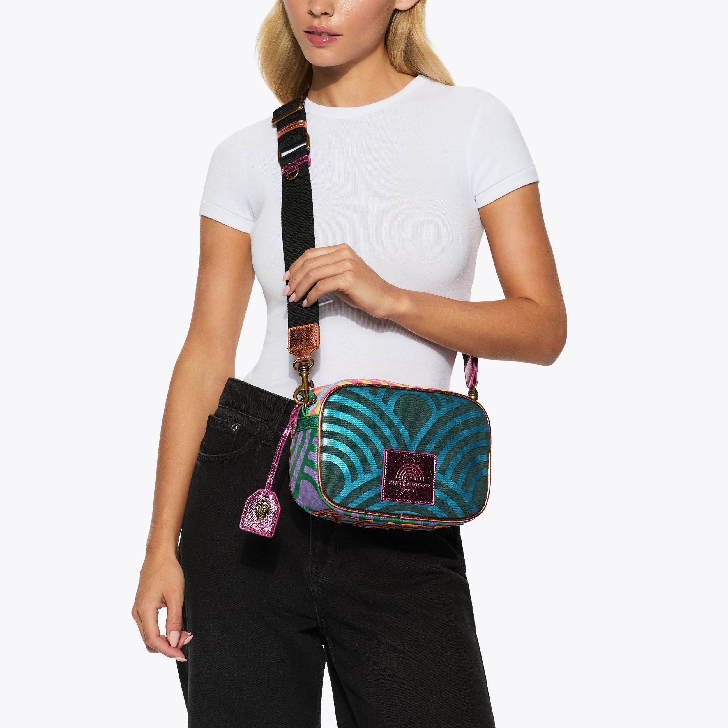 ★k.k②★ ハンドメイドマスク&ハンドメイドポーチ A519 SOUTHBANK CAMERA BAG KURT Canvas Cross Body Camera Purse by KURT