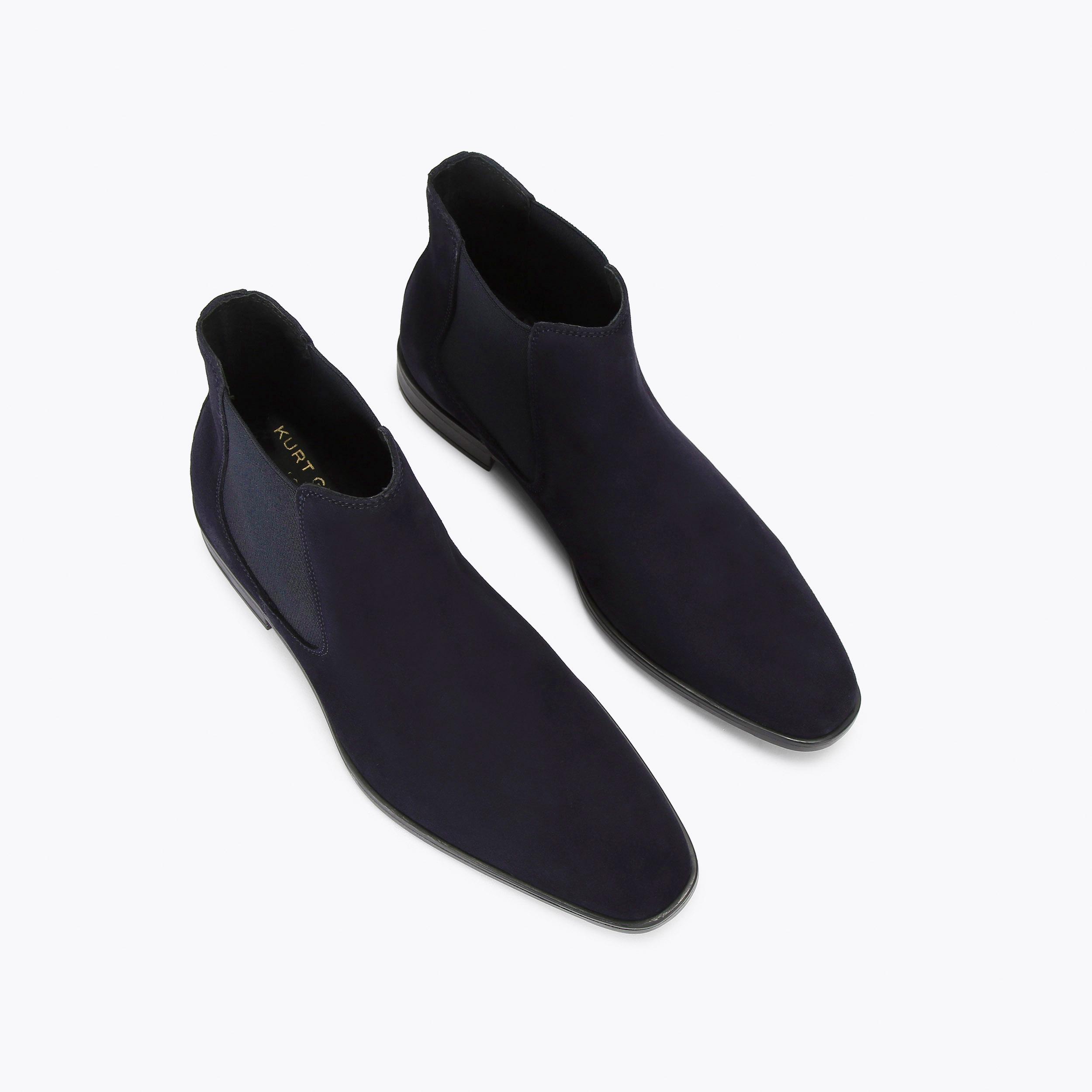 Kurt Geiger Navy Suede Chukka Boots Size EU 42/ US 9 Chiltern Navy Suede – Crockett & Jones US main image 4