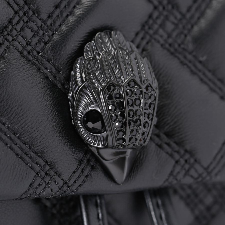 KENSINGTON SM BACKPACK DR Black drench backpack by KURT GEIGER LONDON