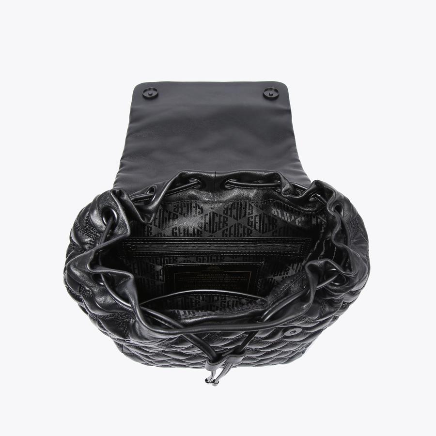KENSINGTON BACKPACK DR Black Quilted Backpack by KURT GEIGER  display picture 2