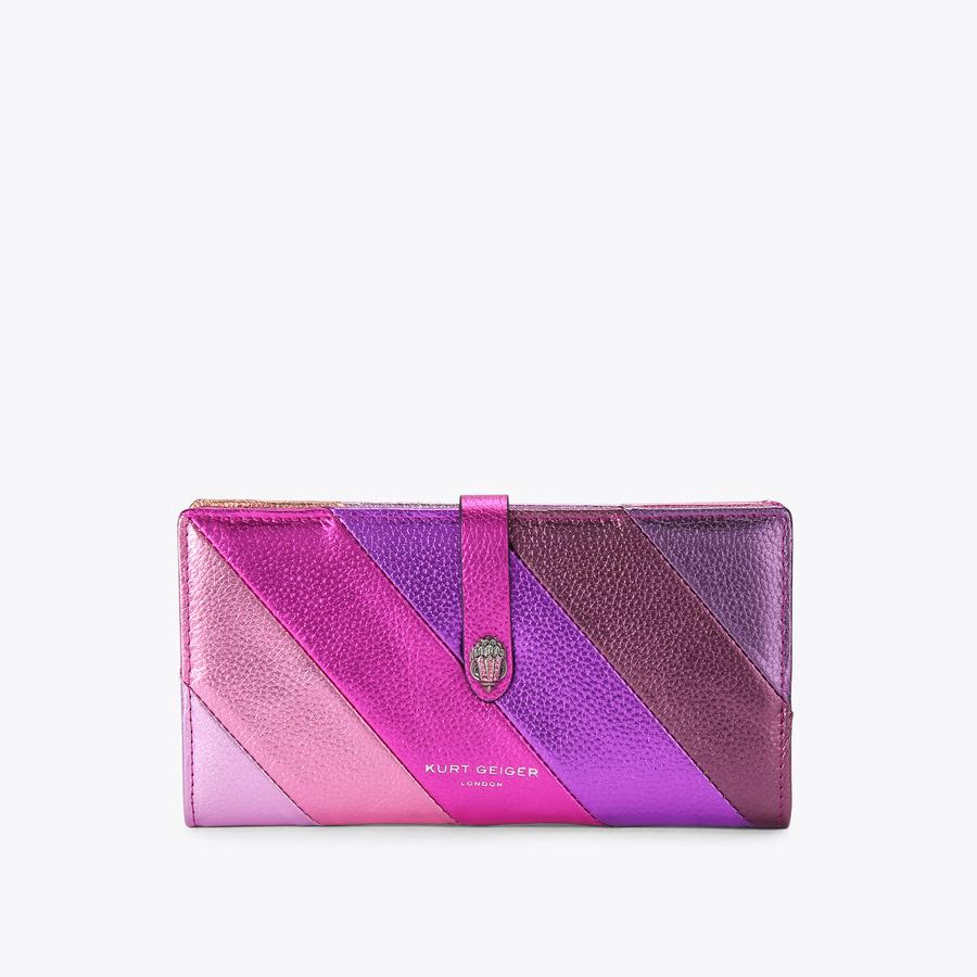 SOFT WALLET LEATHER Pink Leather Wallet by KURT GEIGER LONDON