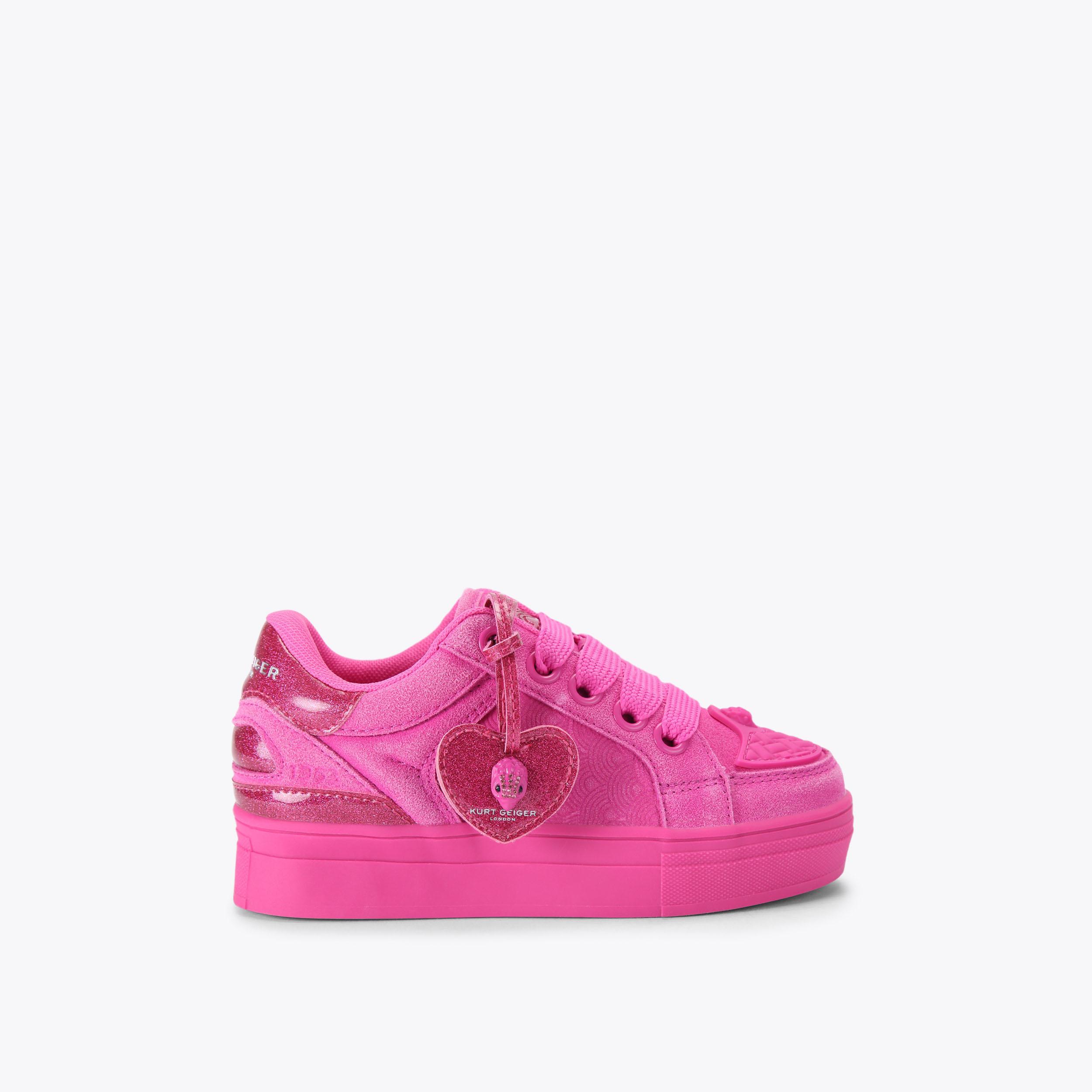 MINI SOUTHBANK TAG Purple Rainbow Sneaker by KURT GEIGER LONDON