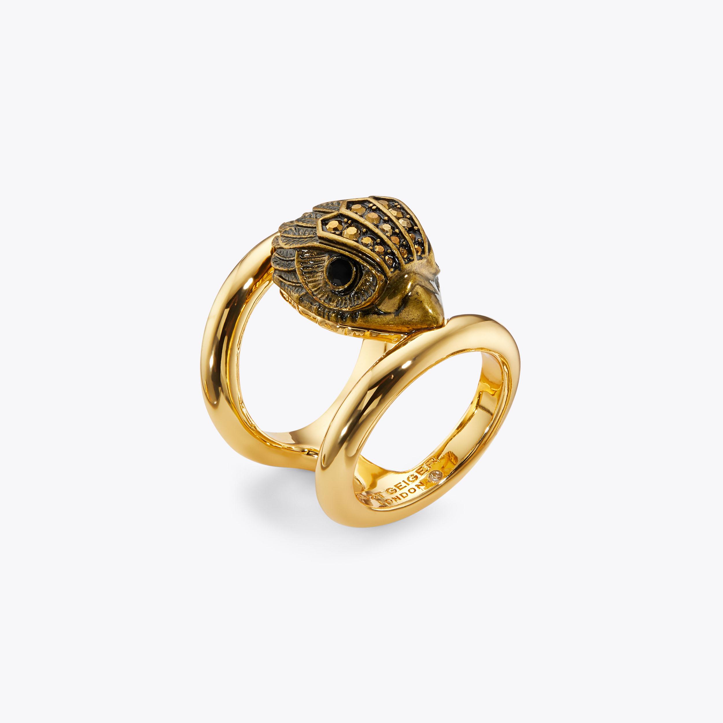 EAGLE LINK RING Eagle Link Ring by KURT GEIGER LONDON