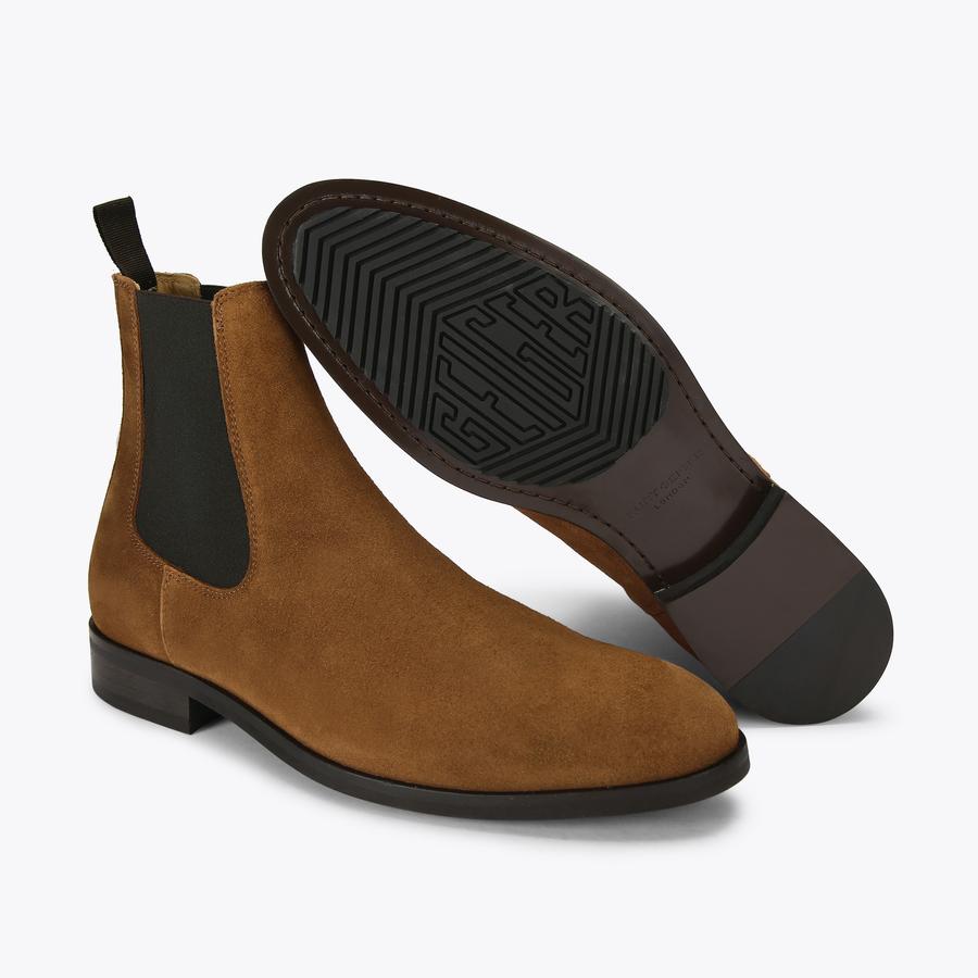 Kurt geiger mens suede chelsea boots hotsell